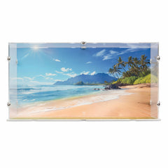 Disney Lilo and Stitch Beach House Display Case for LEGO 43268