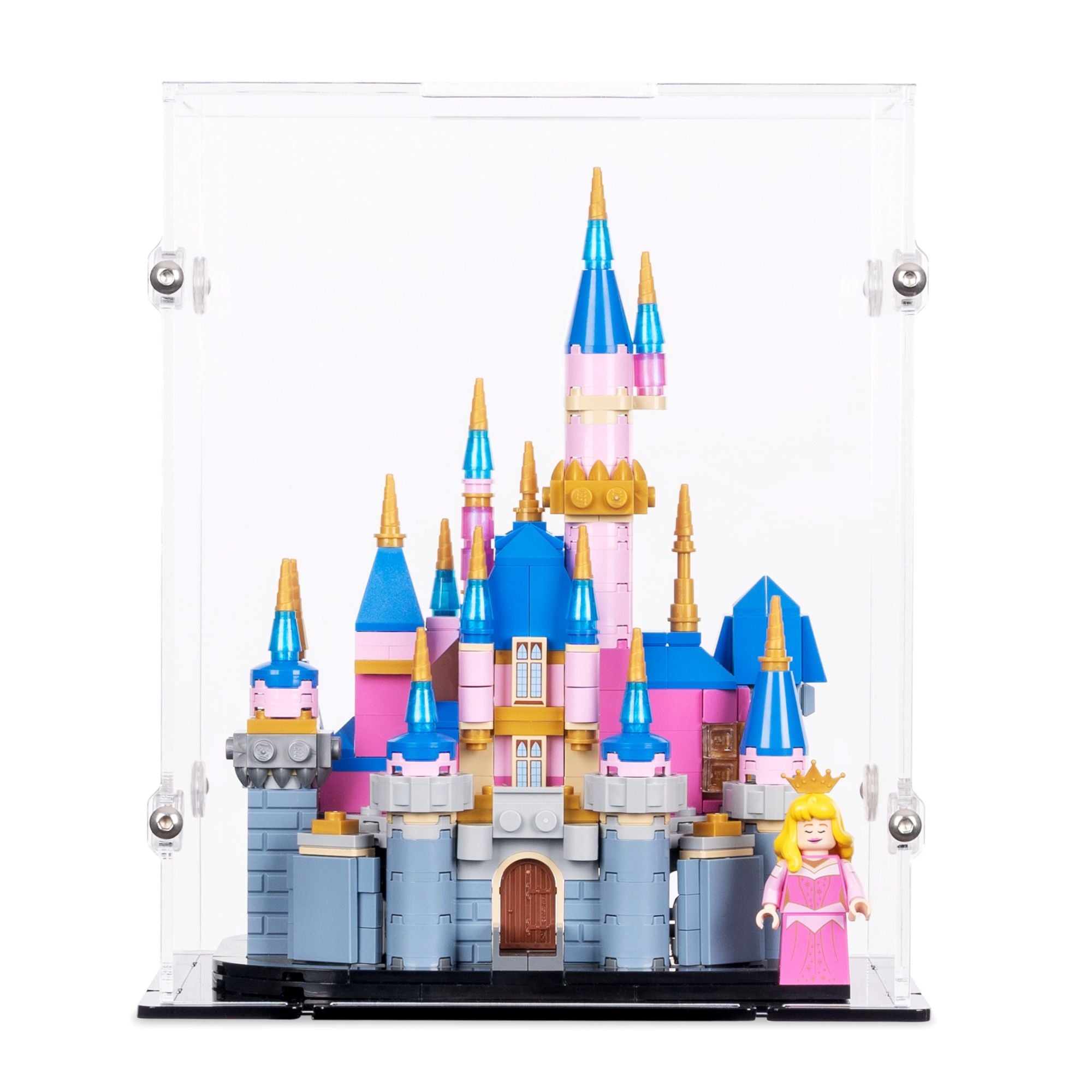 Mini Disney Sleeping Beauty Castle Display Case for LEGO 40720