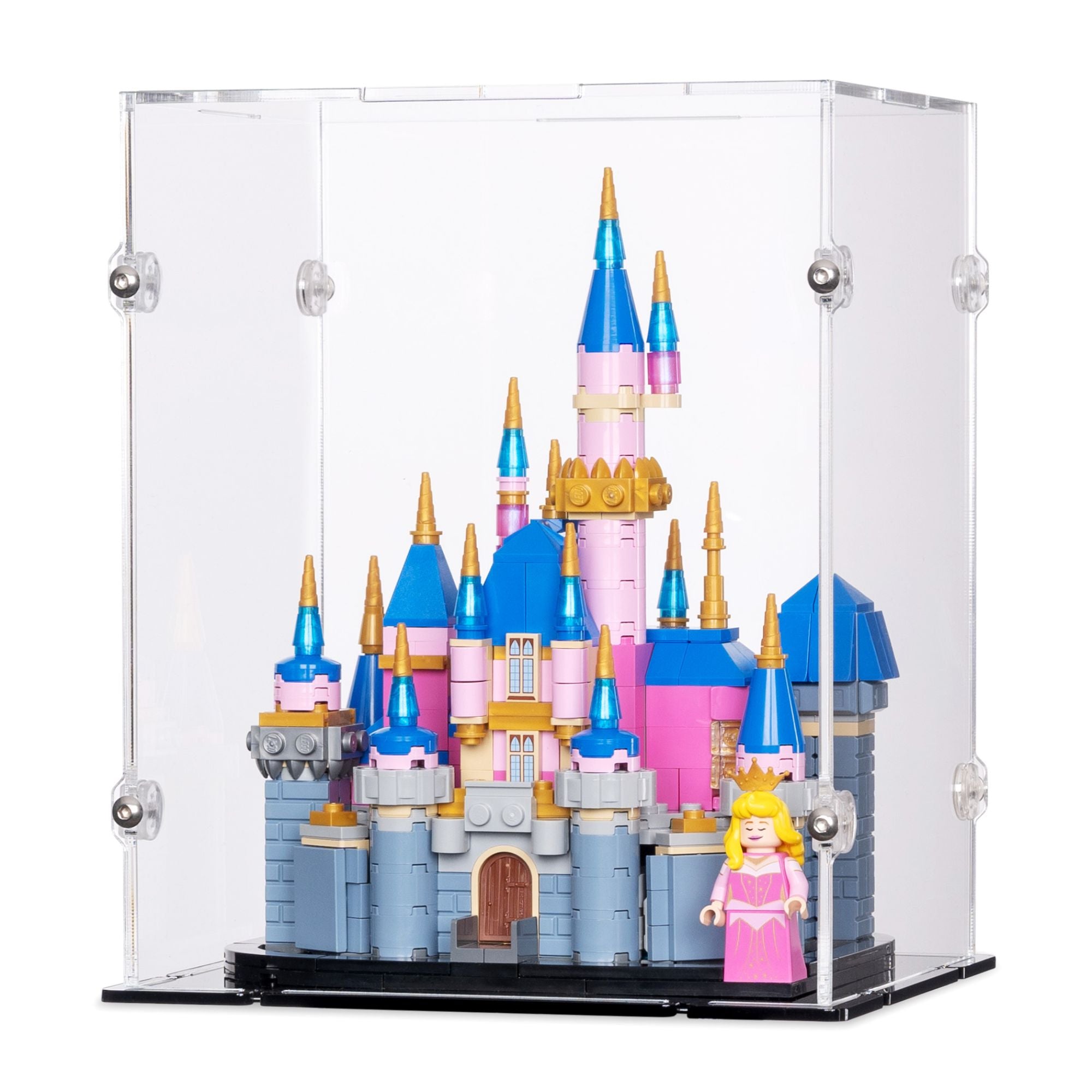 Mini Disney Sleeping Beauty Castle Display Case for LEGO 40720