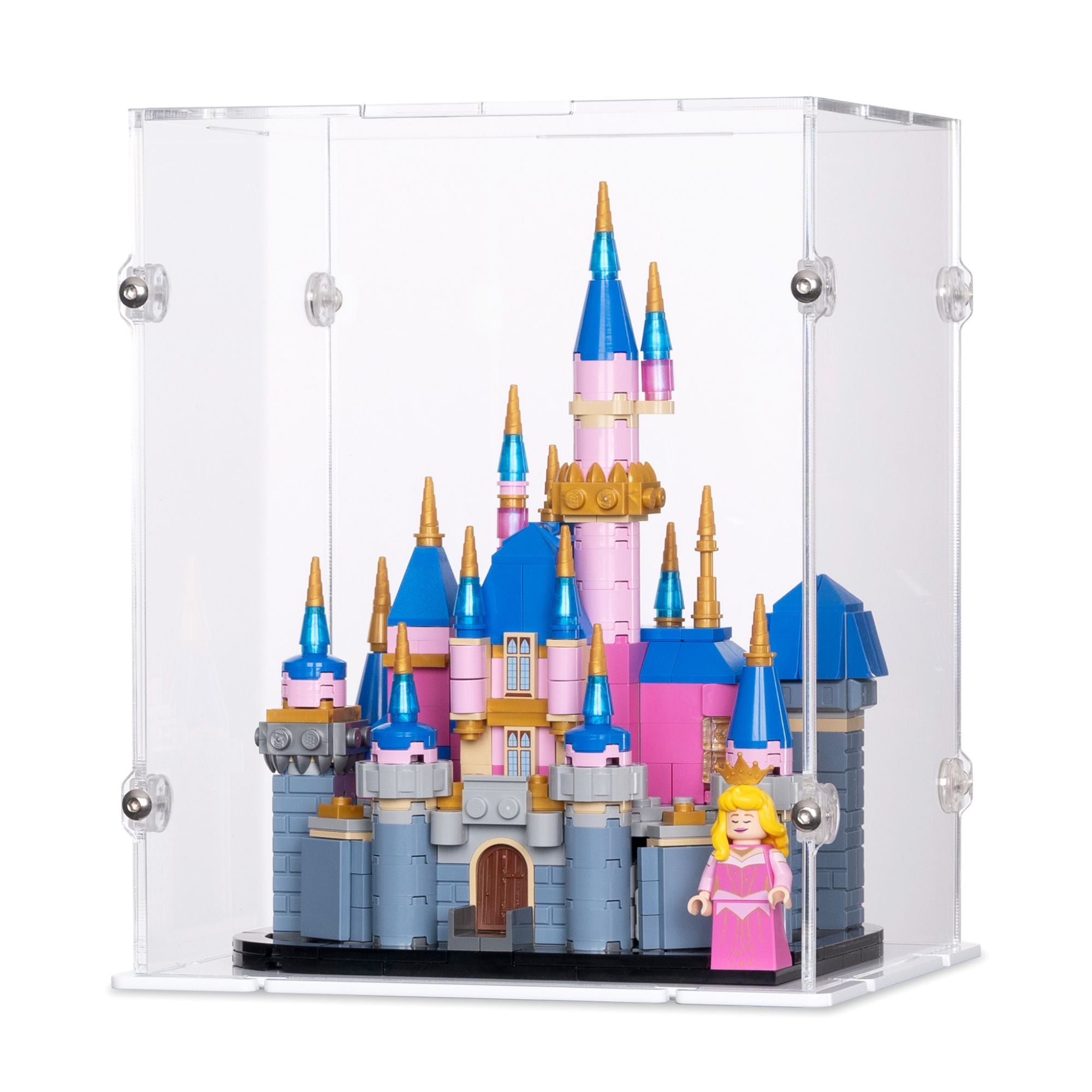 Mini Disney Sleeping Beauty Castle Display Case for LEGO 40720