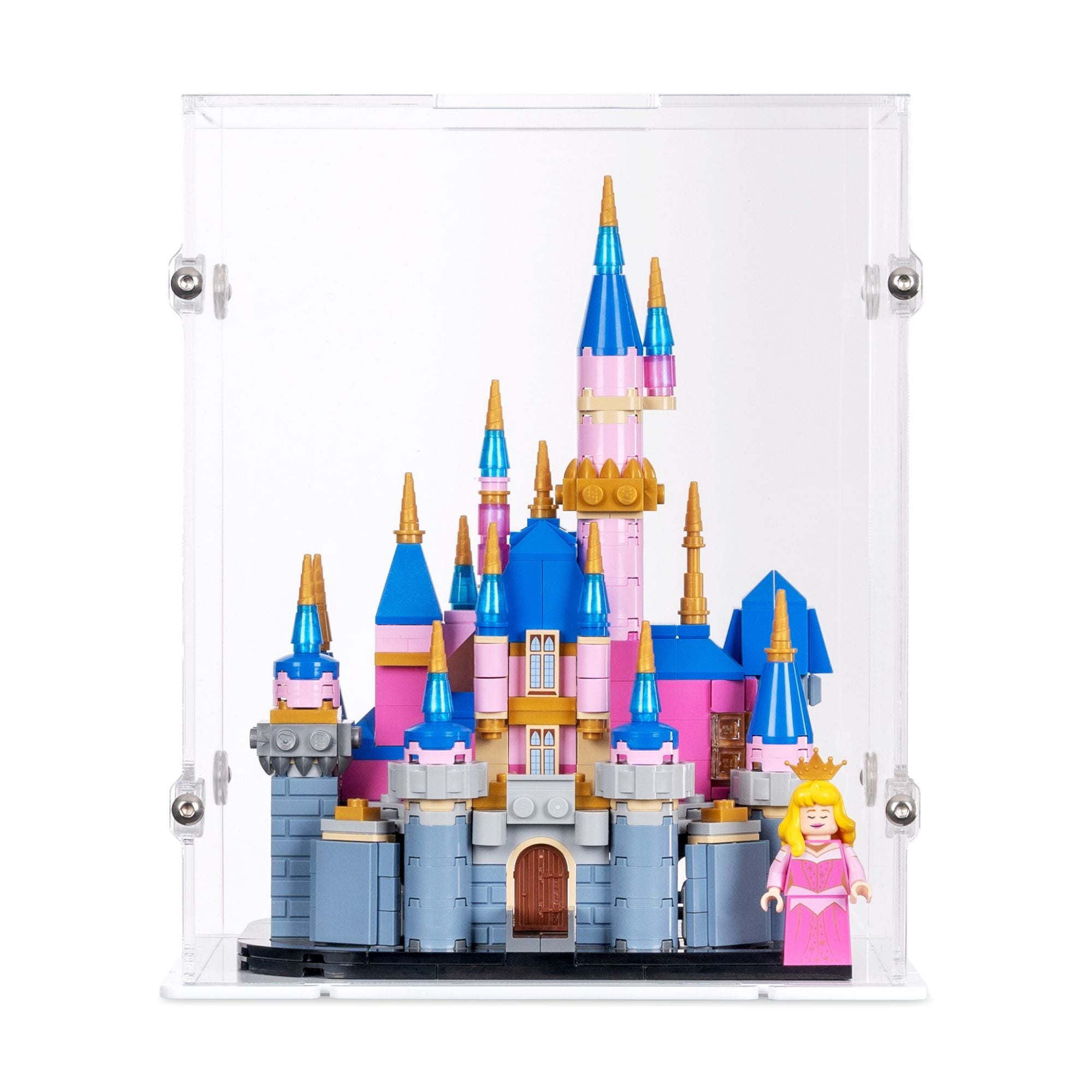 Mini Disney Sleeping Beauty Castle Display Case for LEGO 40720