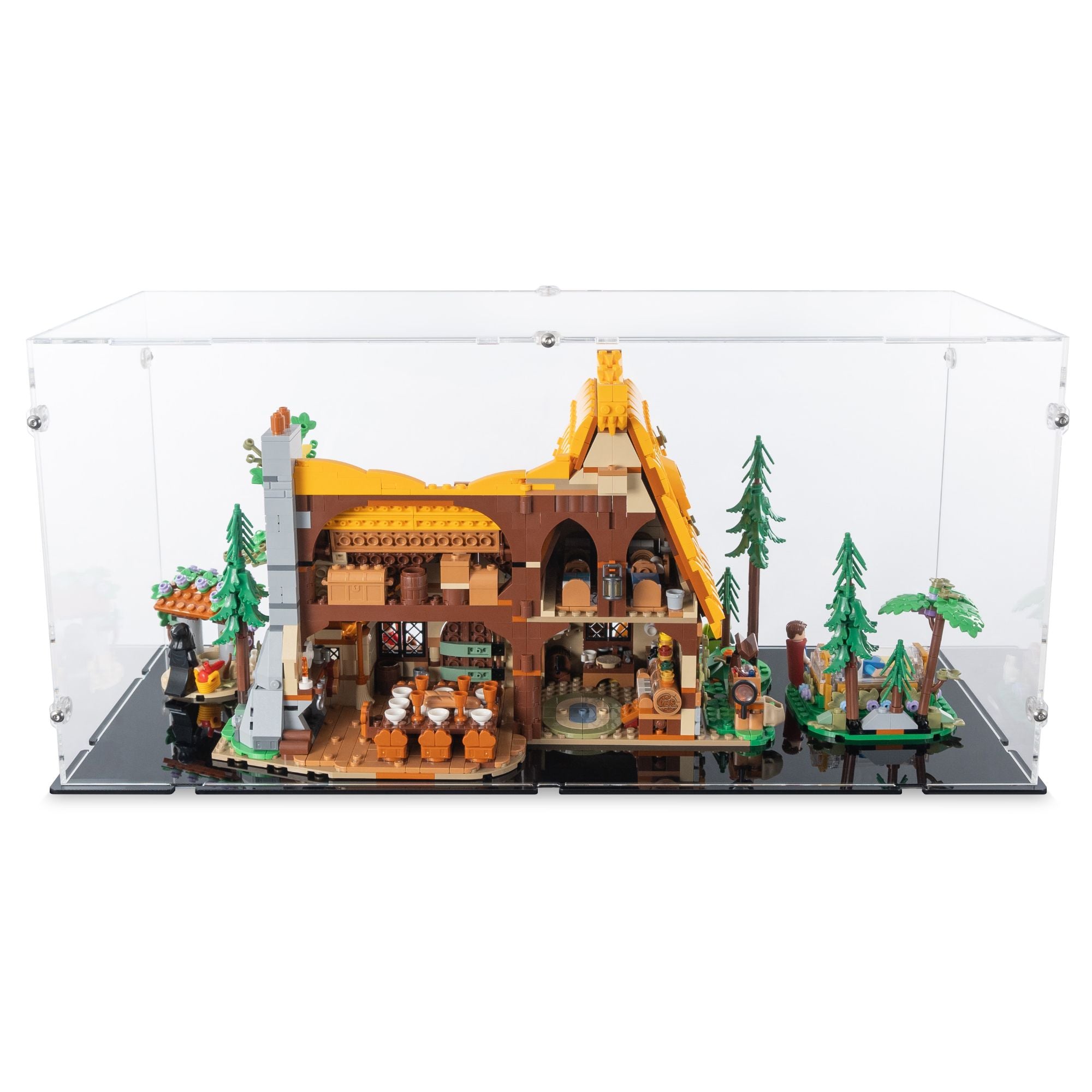 Snow White & The Seven Dwarfs' Cottage Display Case for LEGO 43242