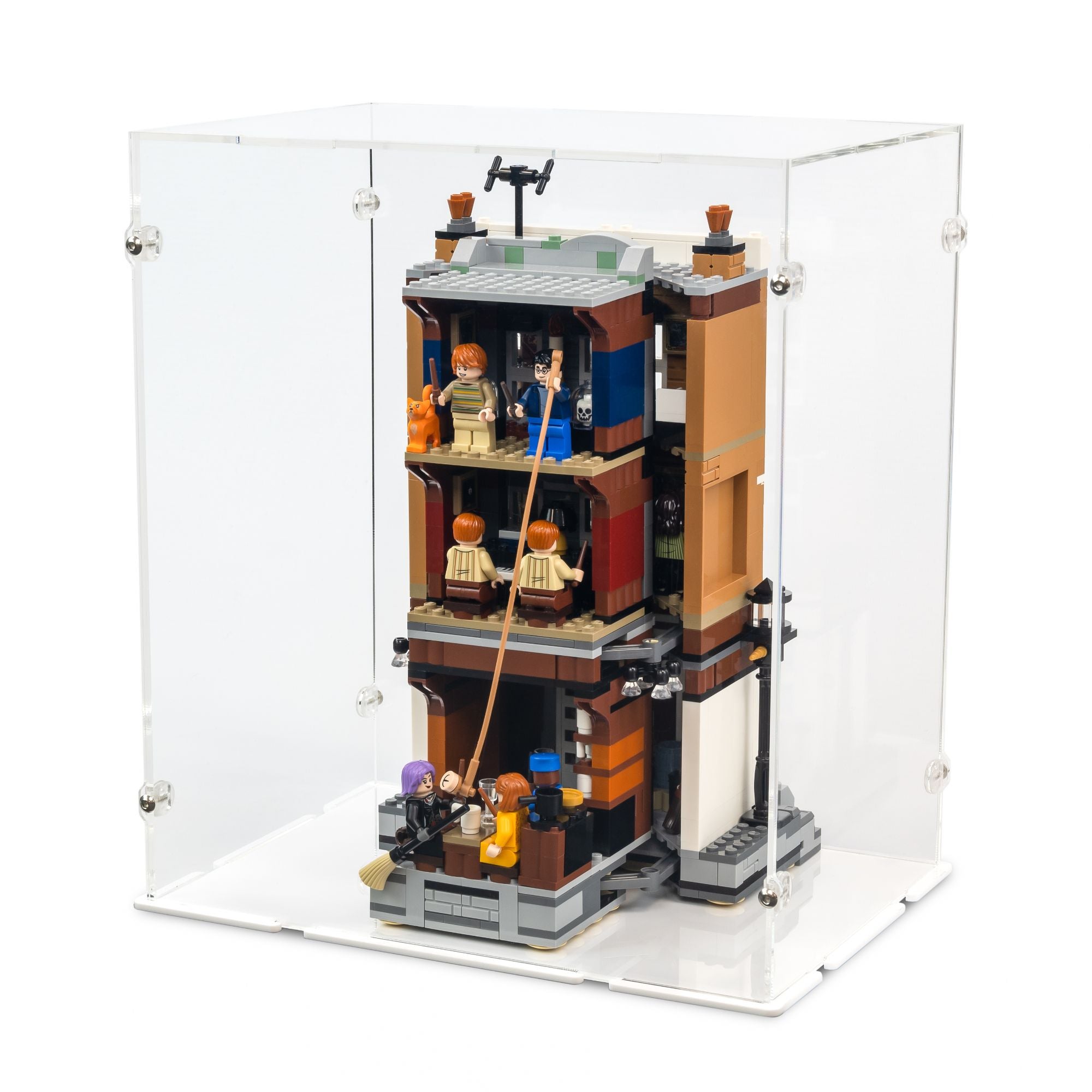 12 Grimmauld Place Display Case for LEGO 76408