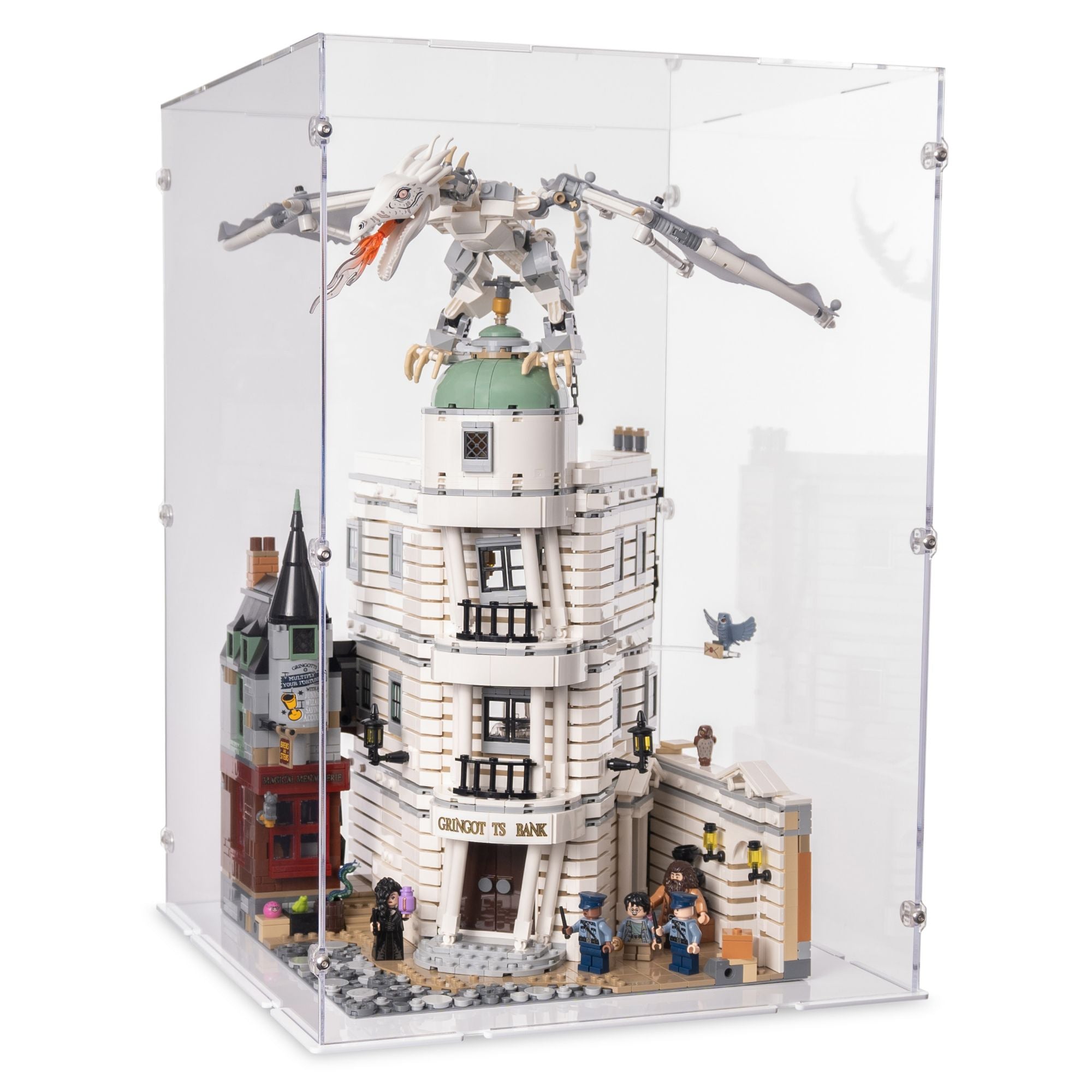Gringotts Bank (Without Vault) Display Case for LEGO 76417