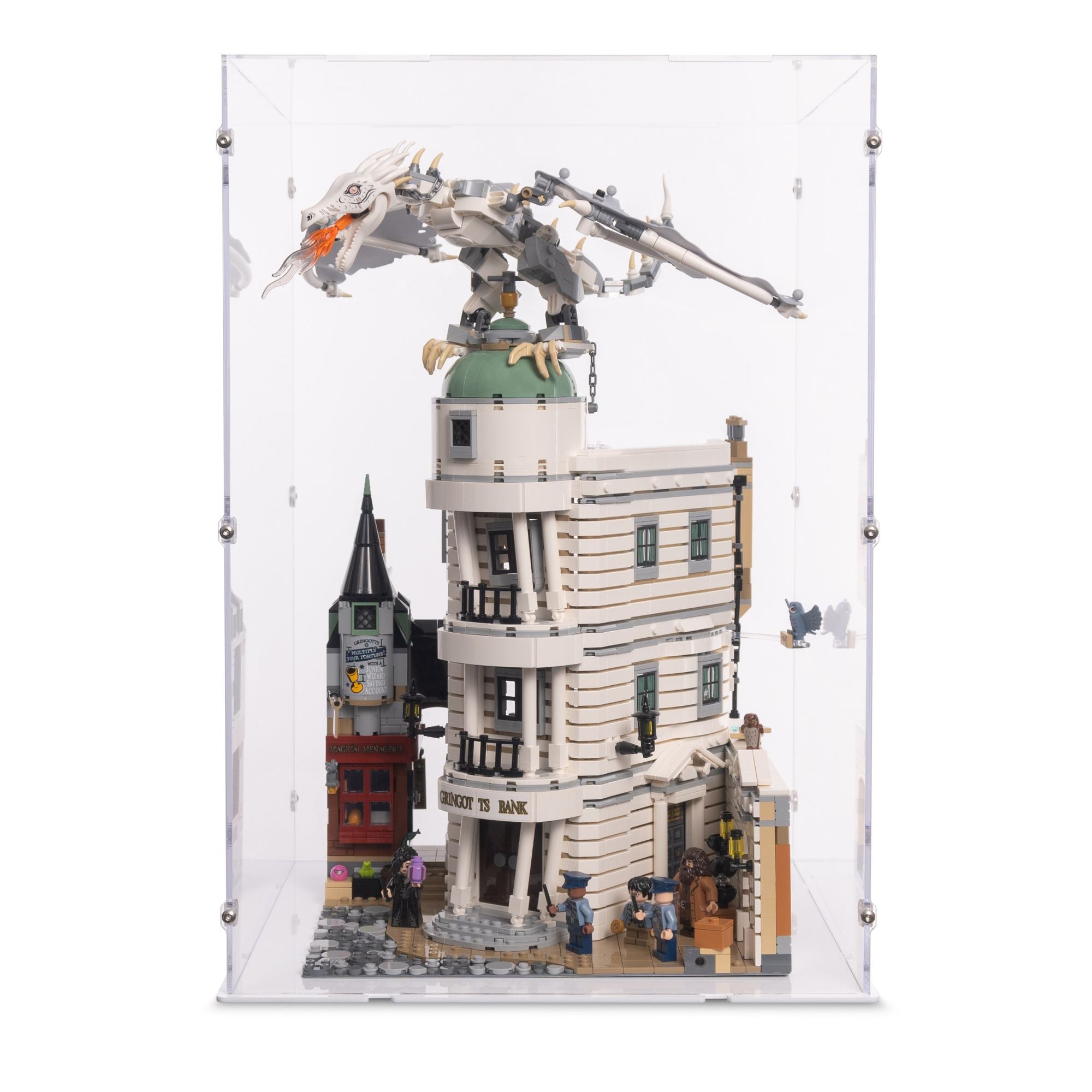 Gringotts Bank (Without Vault) Display Case for LEGO 76417