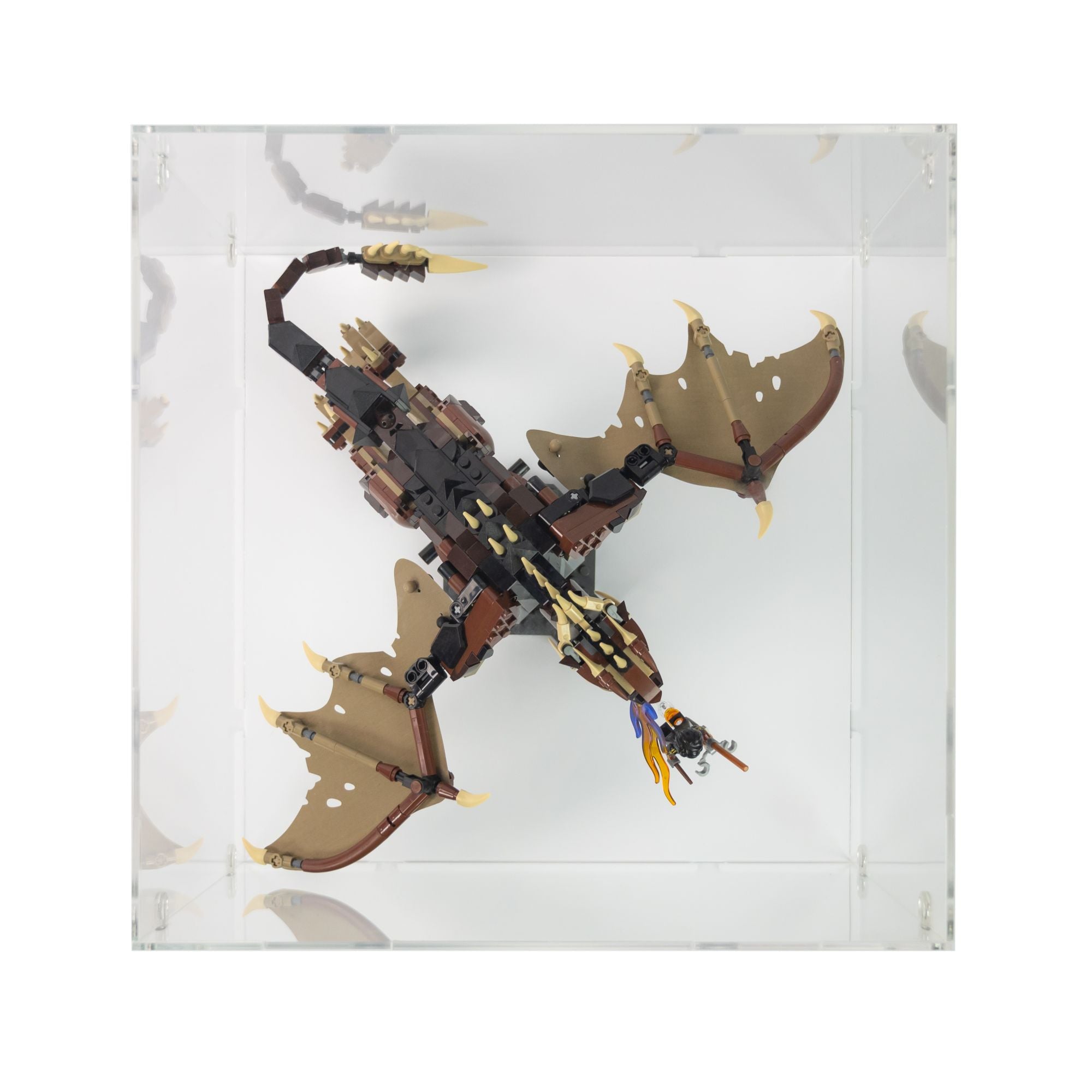 Hungarian Horntail Dragon Display Case for LEGO 76406