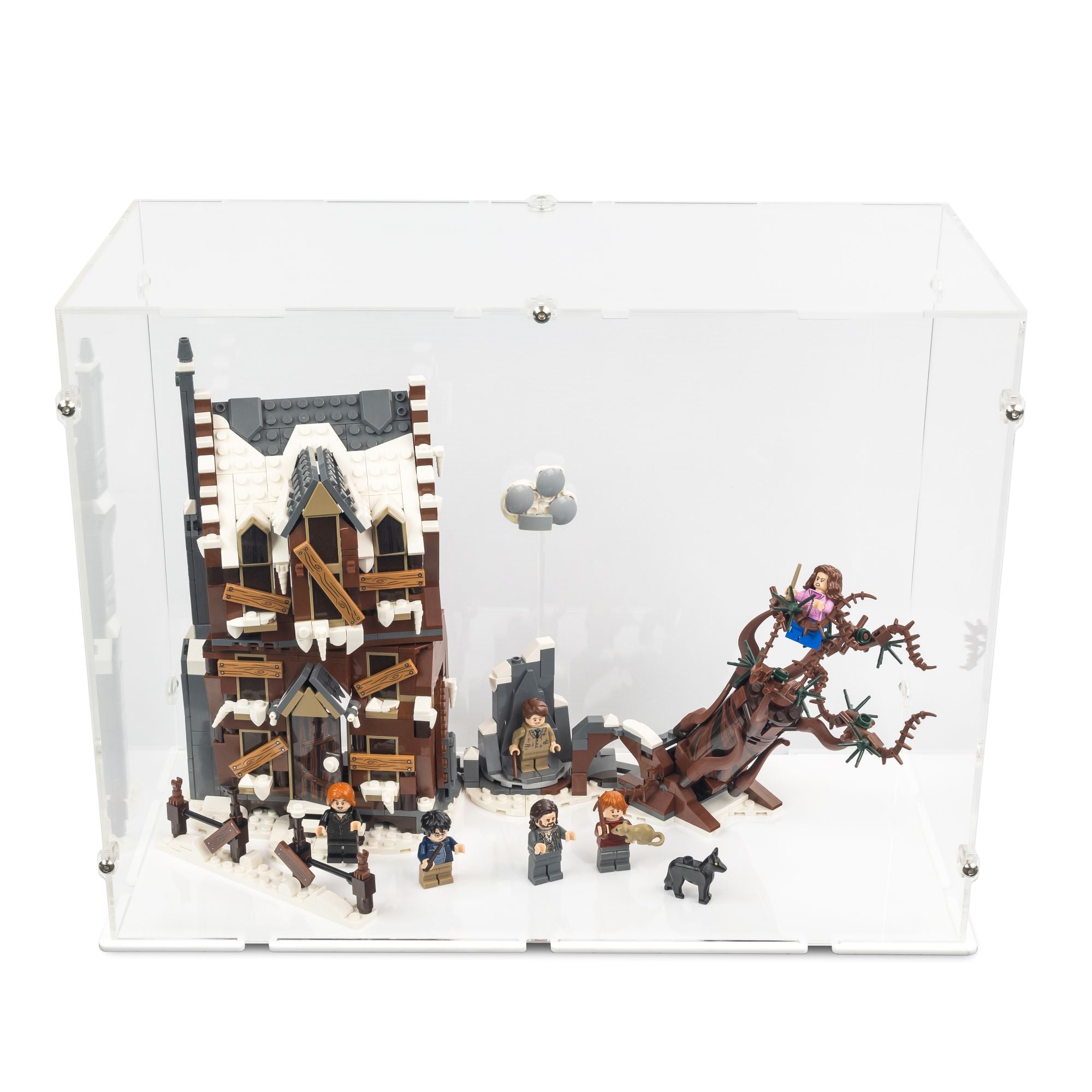 Shrieking Shack & Whomping Willow Display Case for LEGO 76407
