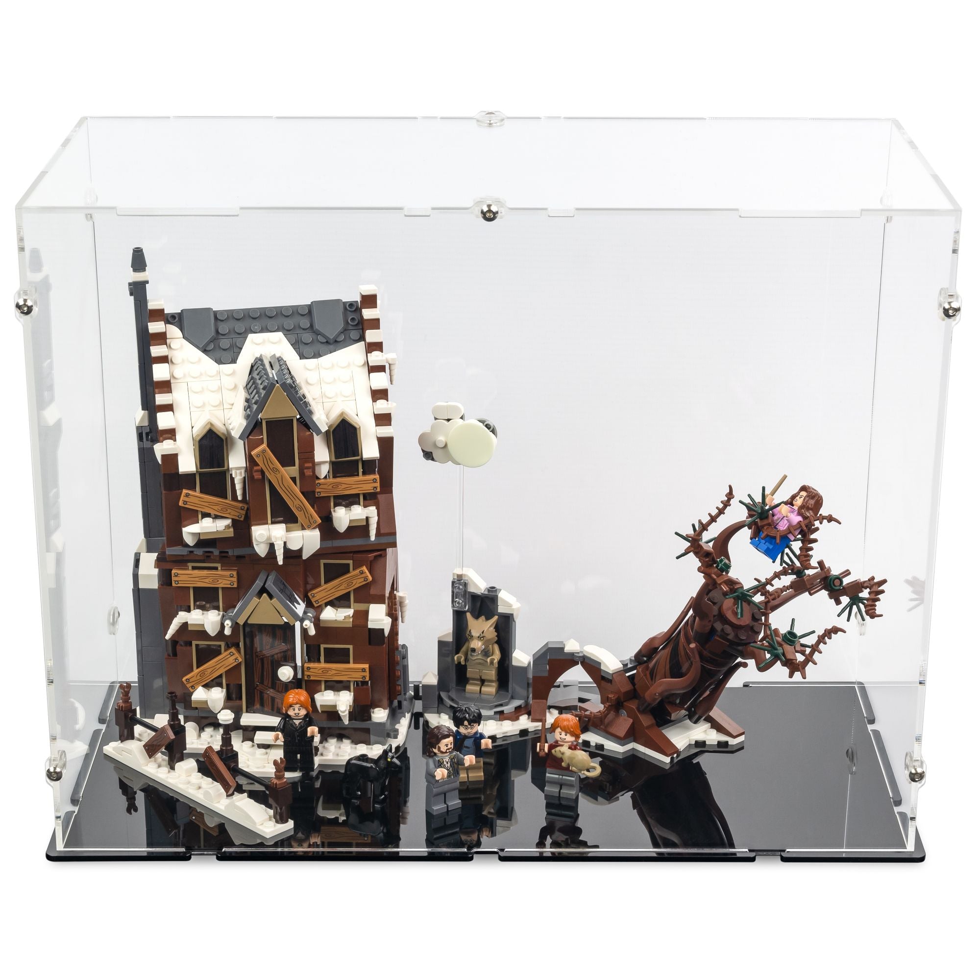 Shrieking Shack & Whomping Willow Display Case for LEGO 76407