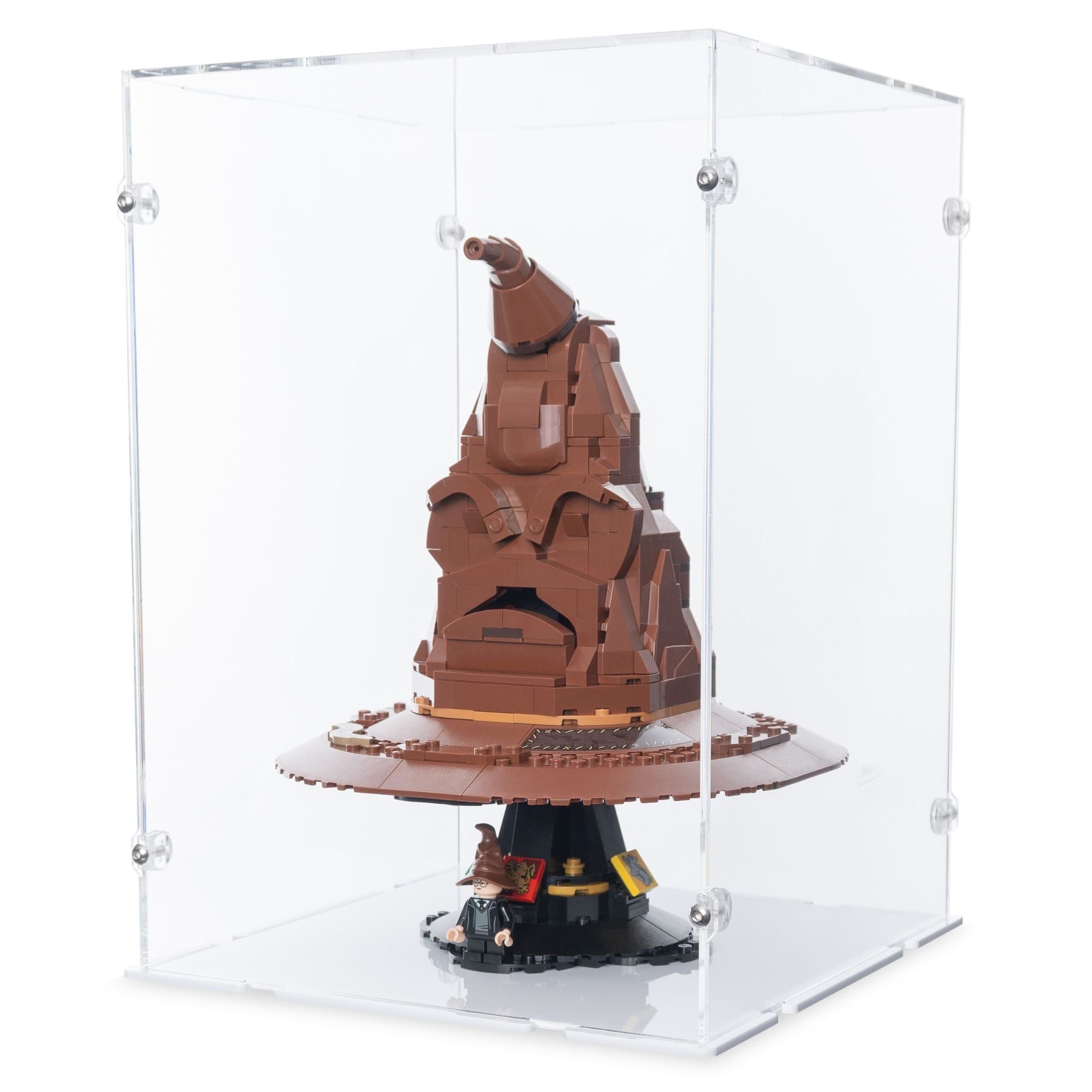 Talking Sorting Hat Display Case for LEGO 76429