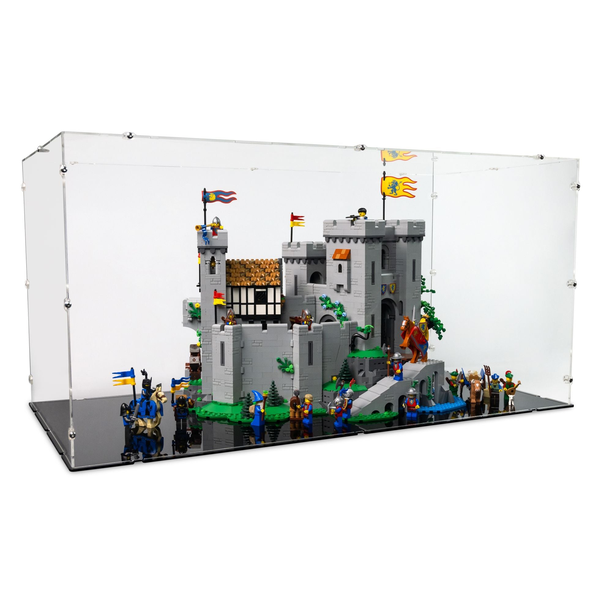 Lion Knights' Castle XL Display Case for LEGO 10305