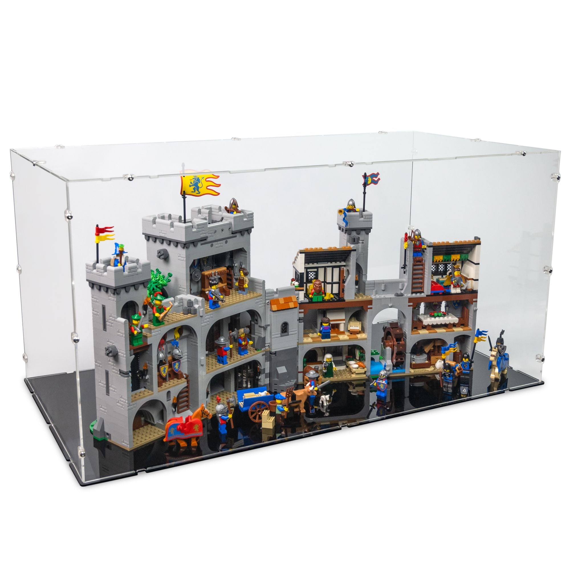 Lion Knights' Castle XL Display Case for LEGO 10305