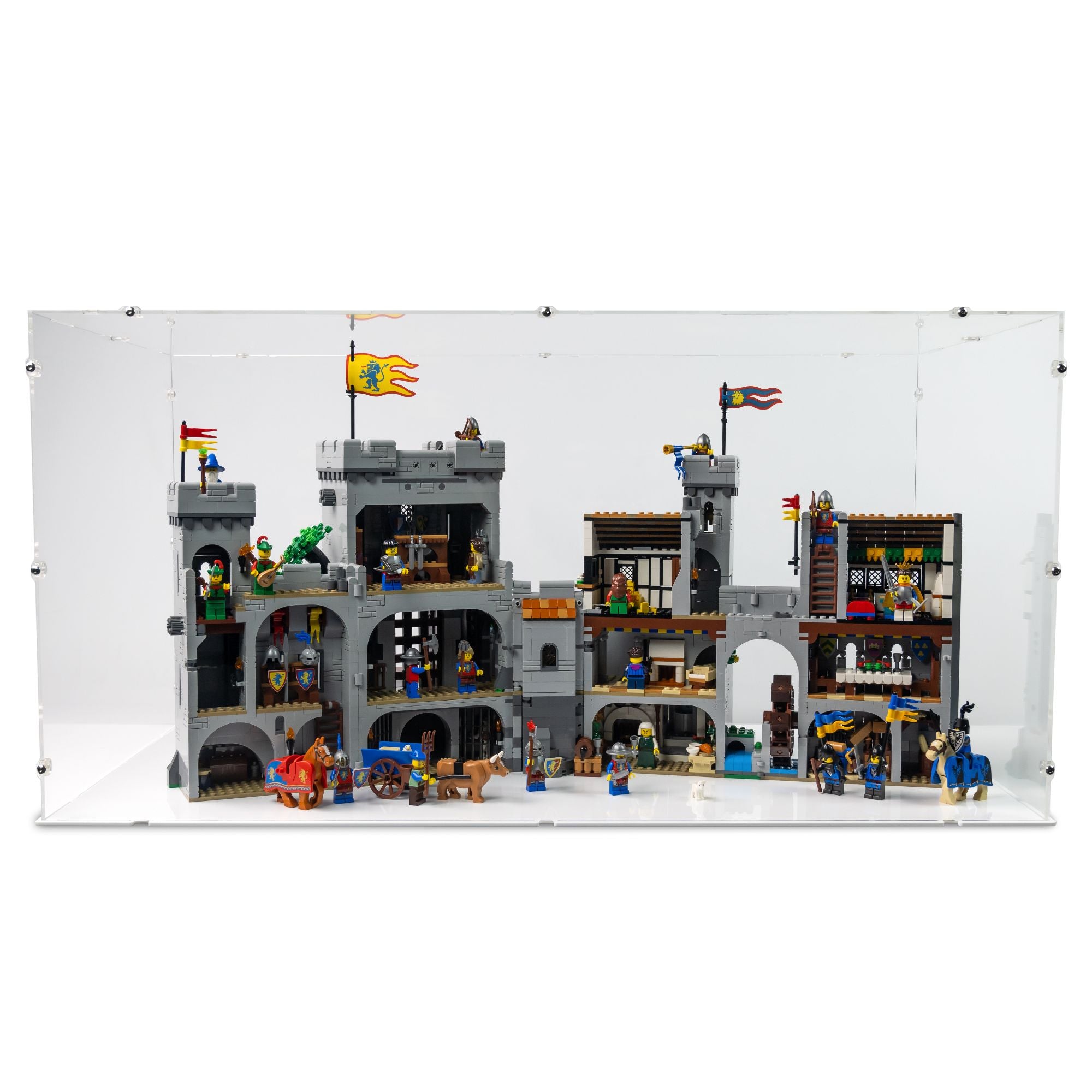 Lion Knights' Castle XL Display Case for LEGO 10305