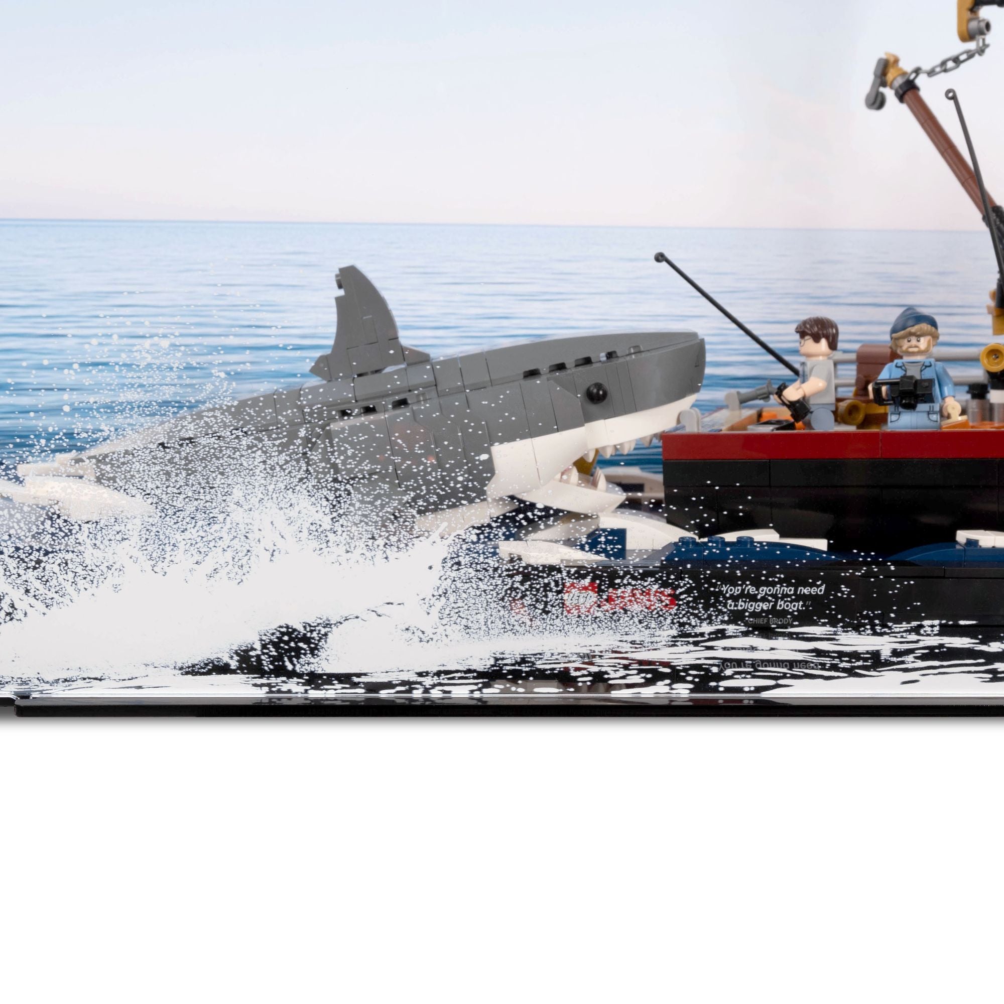 Jaws Display Case for LEGO 21350