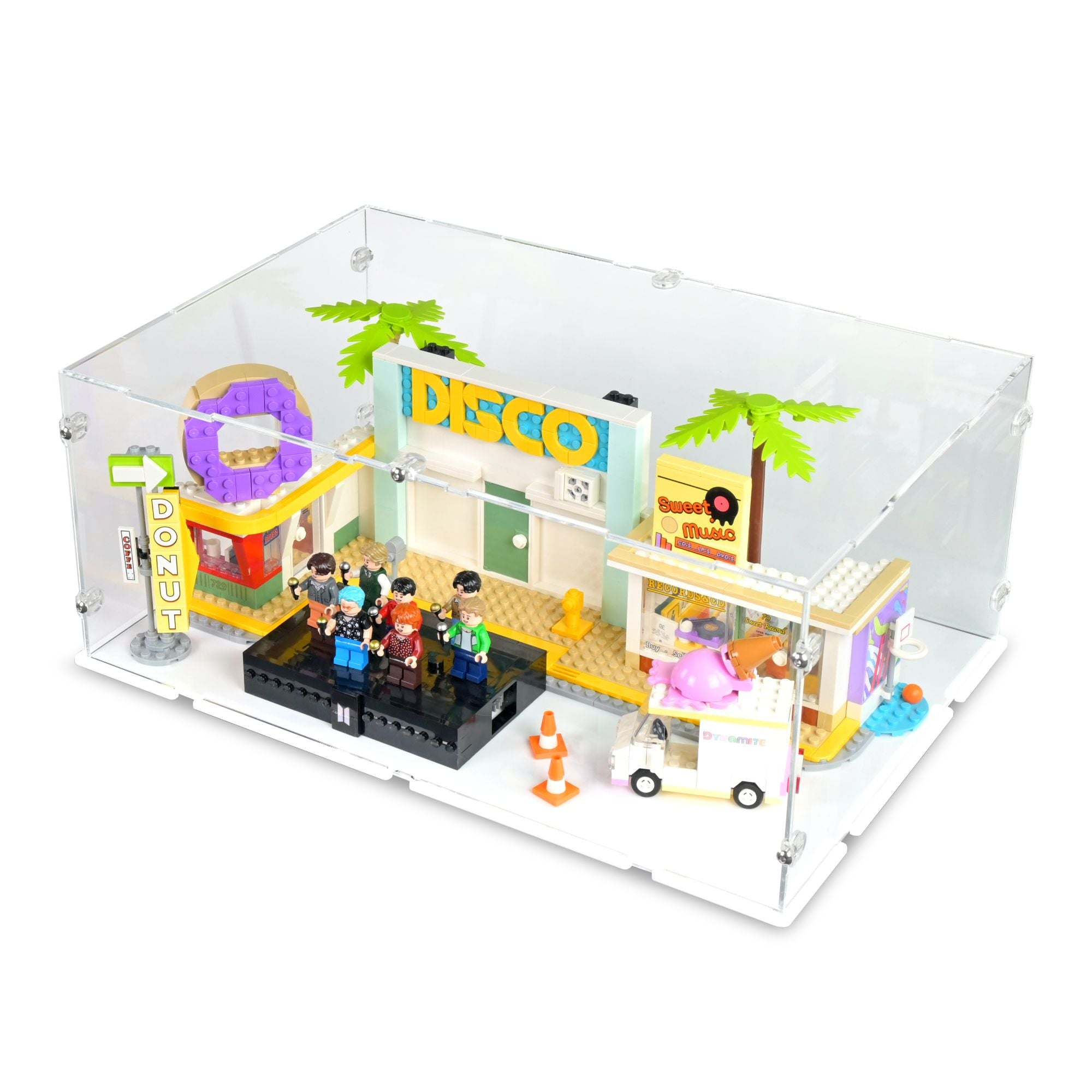 BTS Dynamite Display Case for LEGO 21339