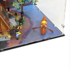A-Frame Cabin Display Case for LEGO 21338