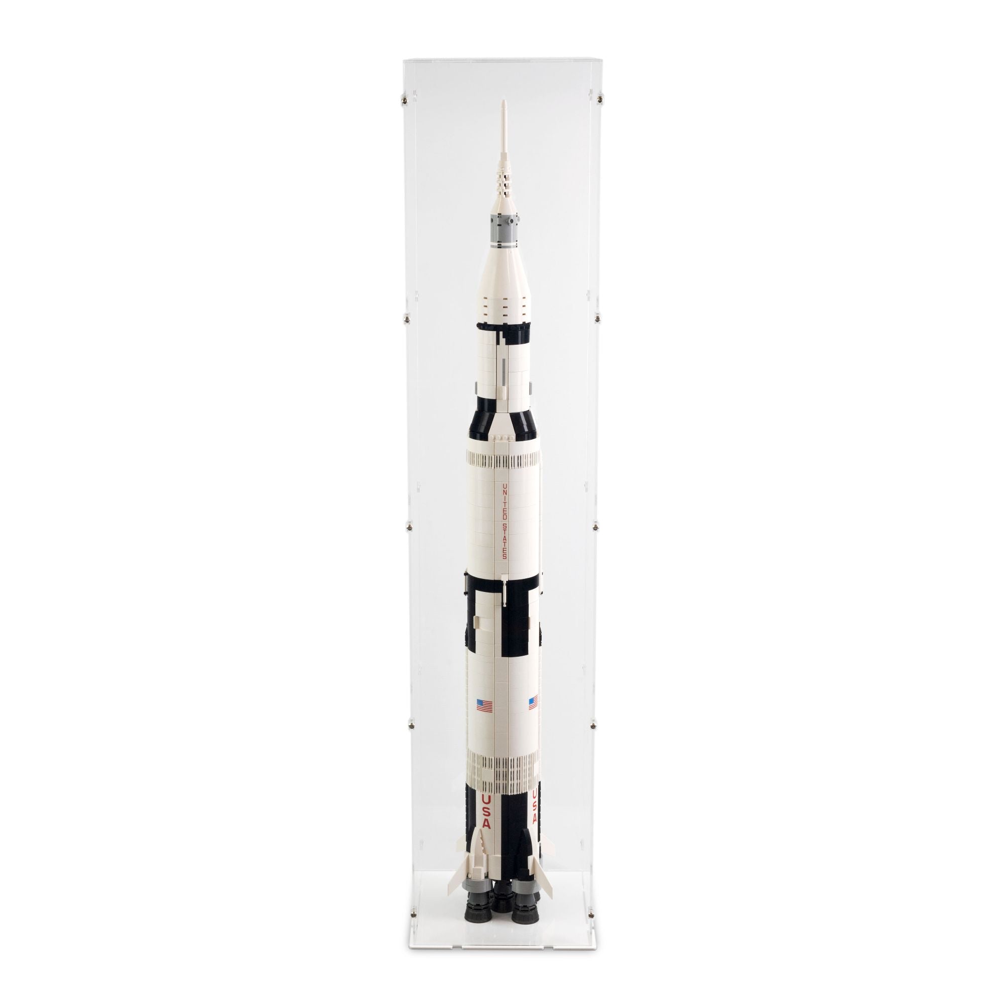NASA Apollo Saturn V Display Case (Vertical) for LEGO 21309/92176