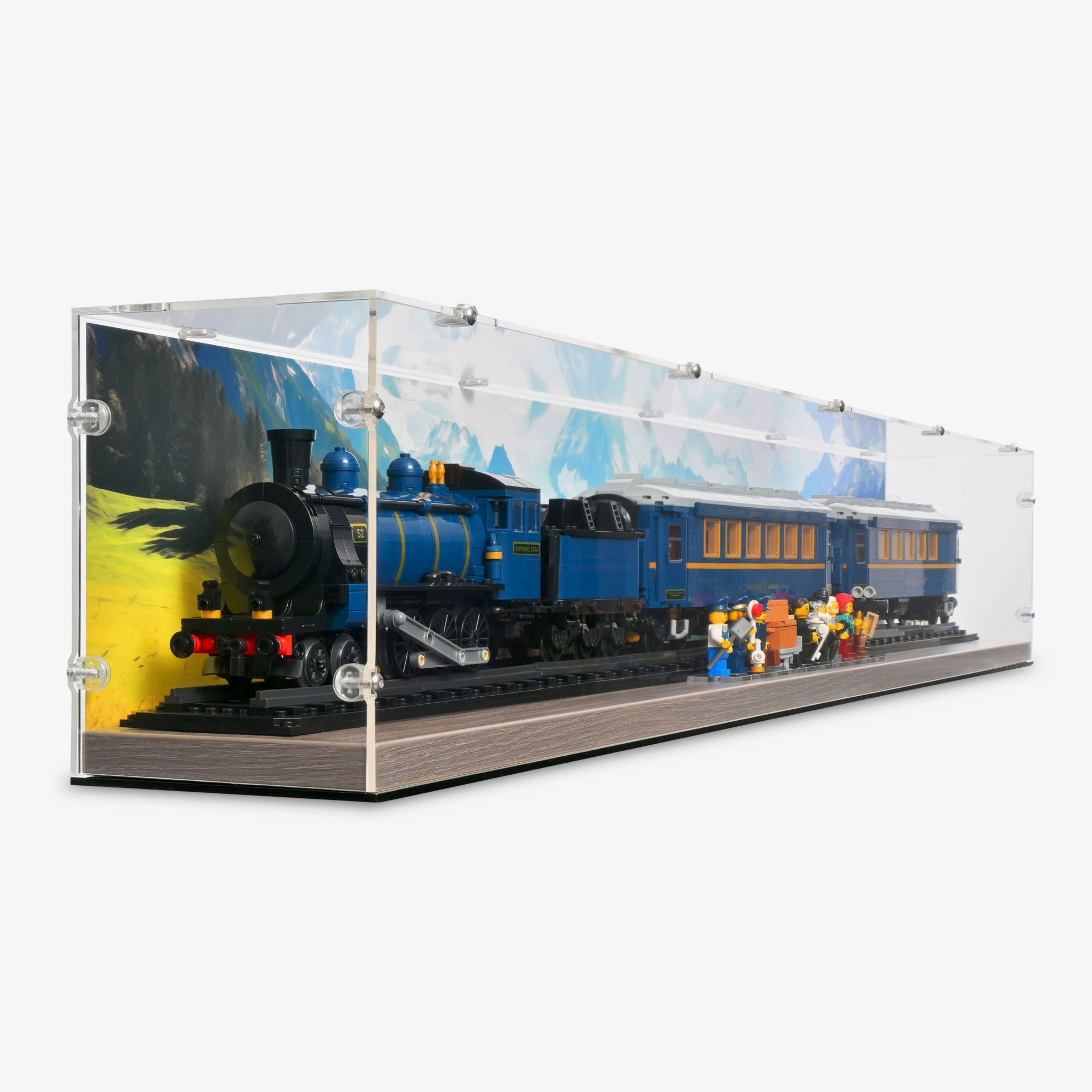 The Orient Express Train Display Case for LEGO 21344