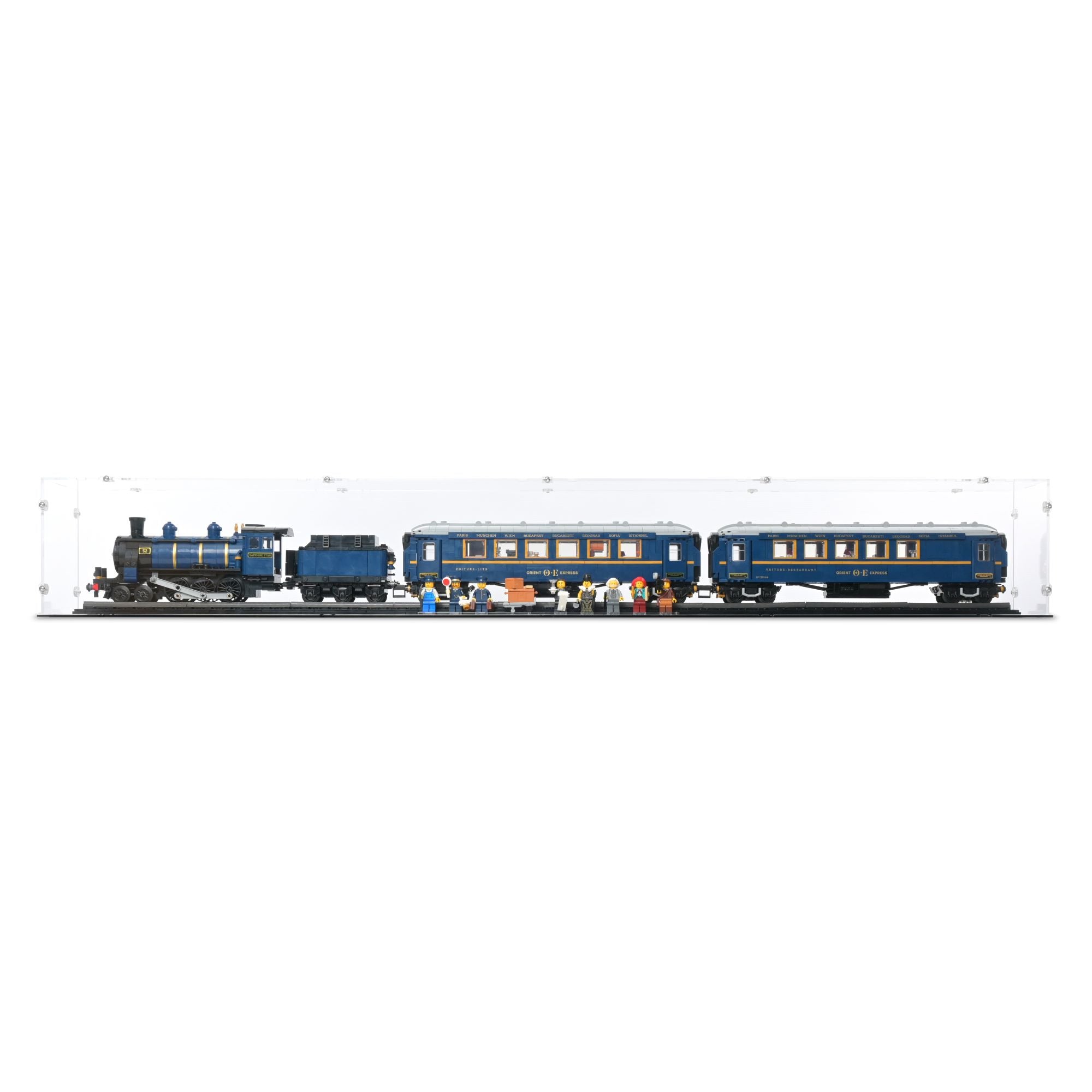 The Orient Express Train Display Case for LEGO 21344