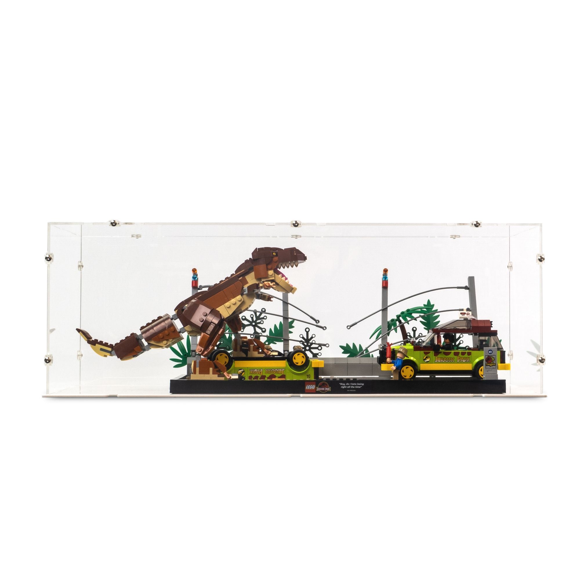 Jurassic Park T. rex Breakout Display Case for LEGO 76956