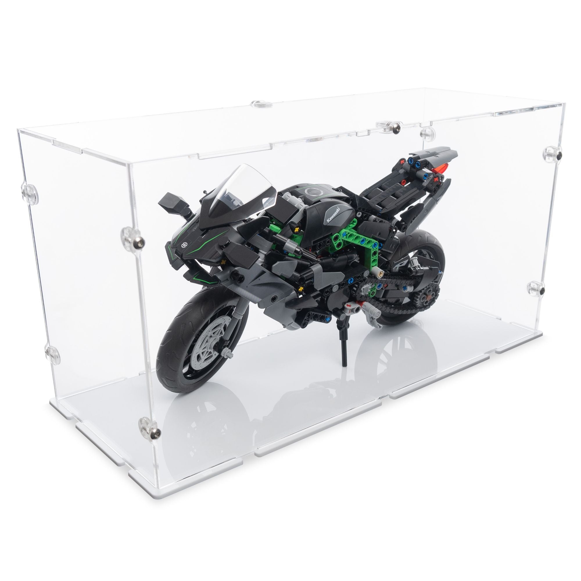 Kawasaki Ninja H2R Motorcycle Display Case for LEGO 42170