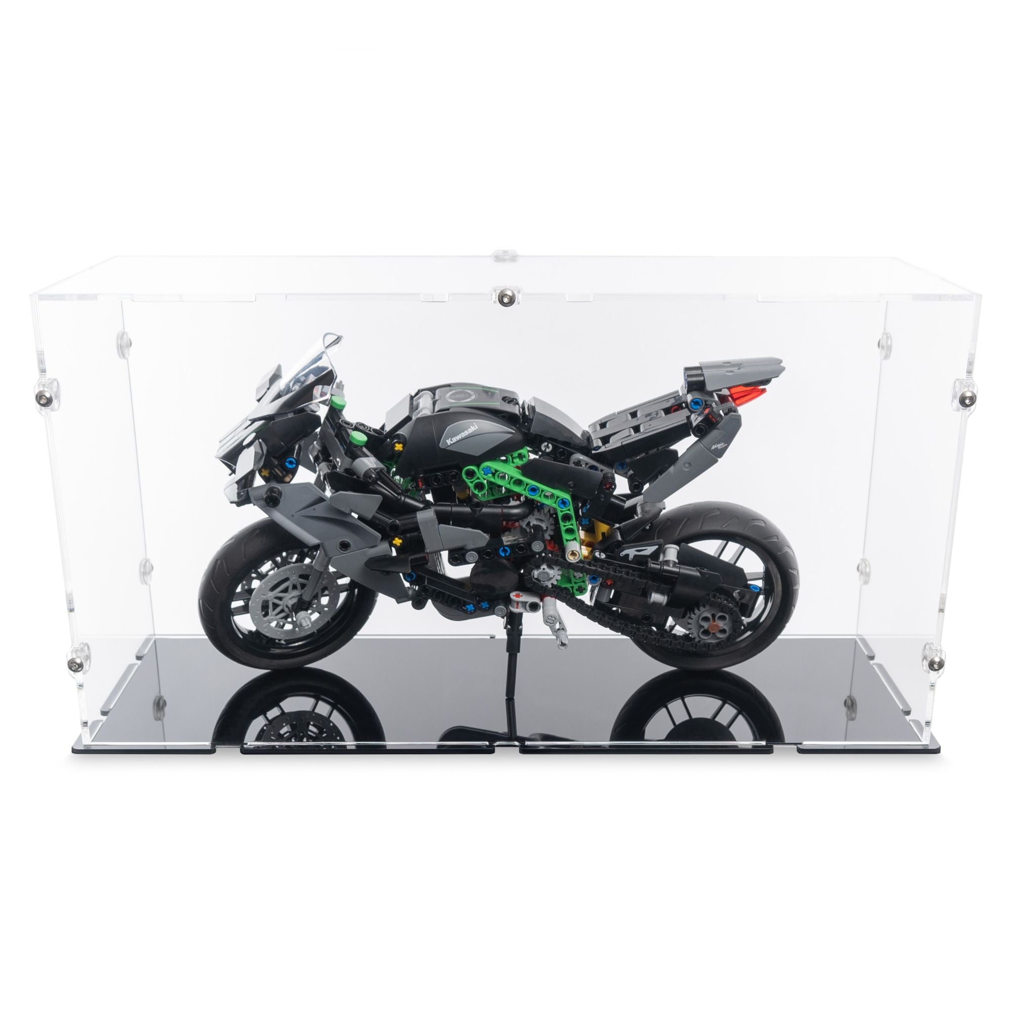 Kawasaki Ninja H2R Motorcycle Display Case for LEGO 42170