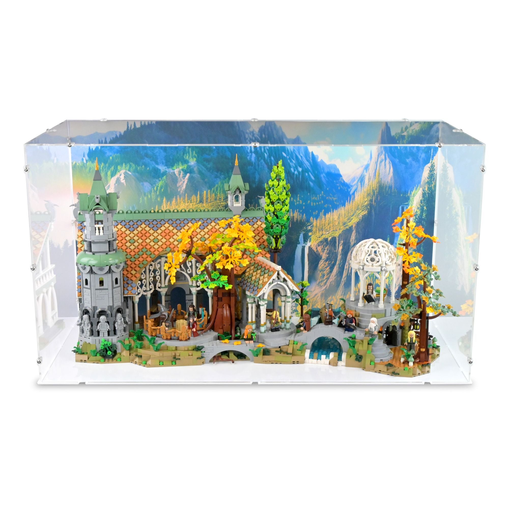 Lord of the Rings Rivendell Display Case for LEGO 10316