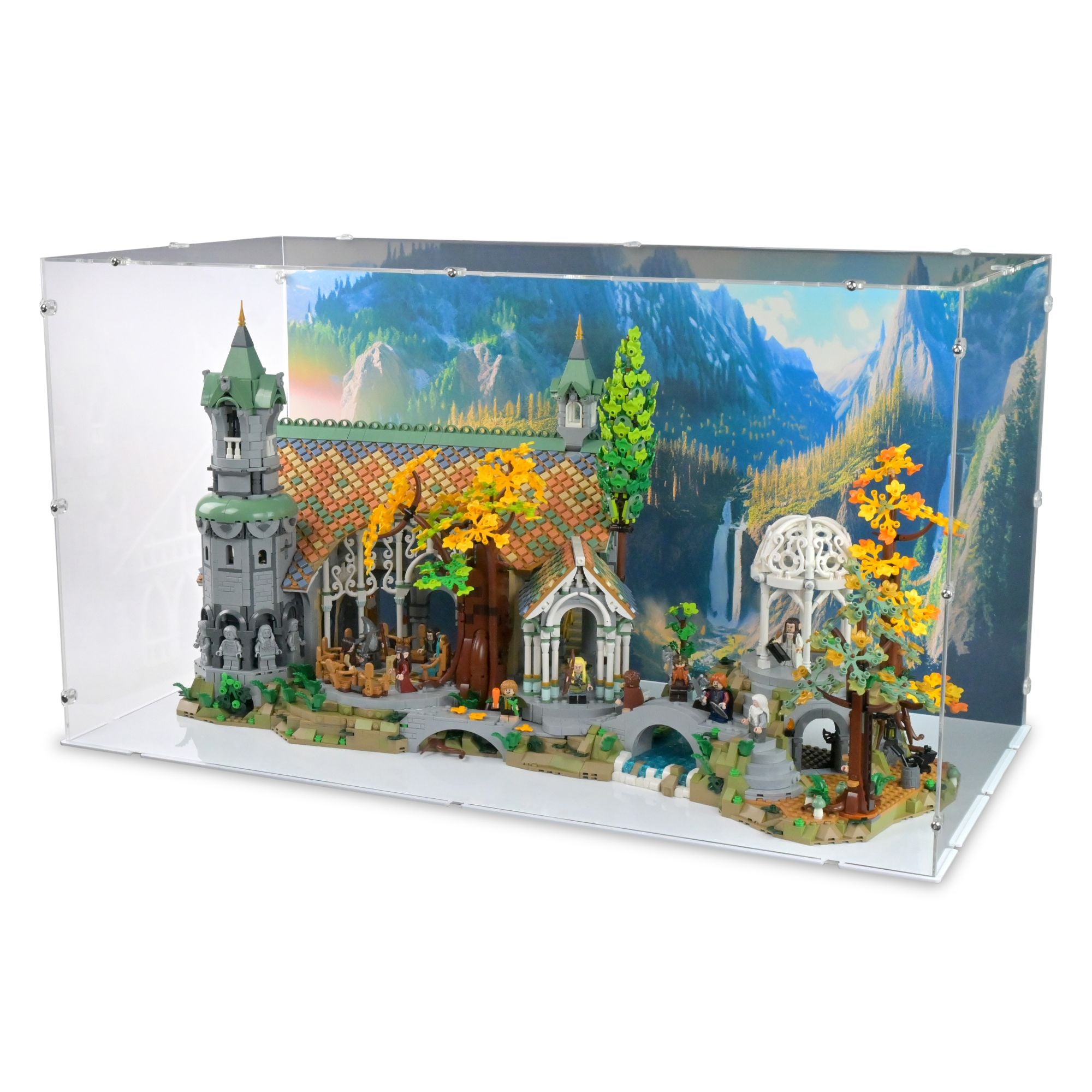 Lord of the Rings Rivendell Display Case for LEGO 10316
