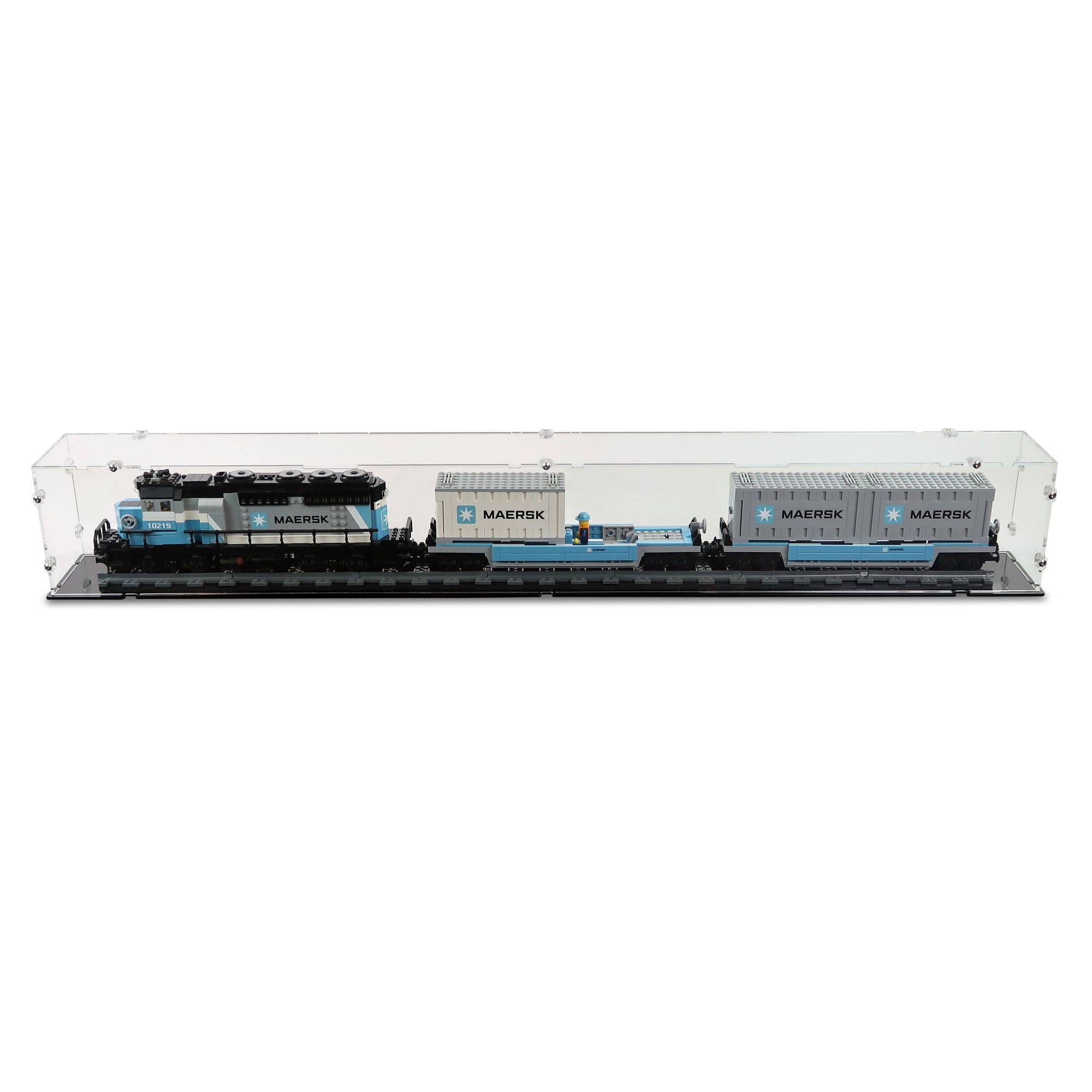 Maersk Train Display Case for LEGO 10219