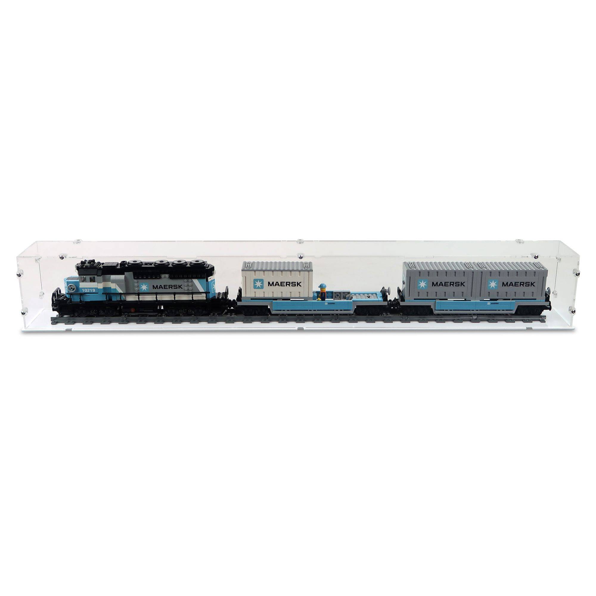 Maersk Train Display Case for LEGO 10219
