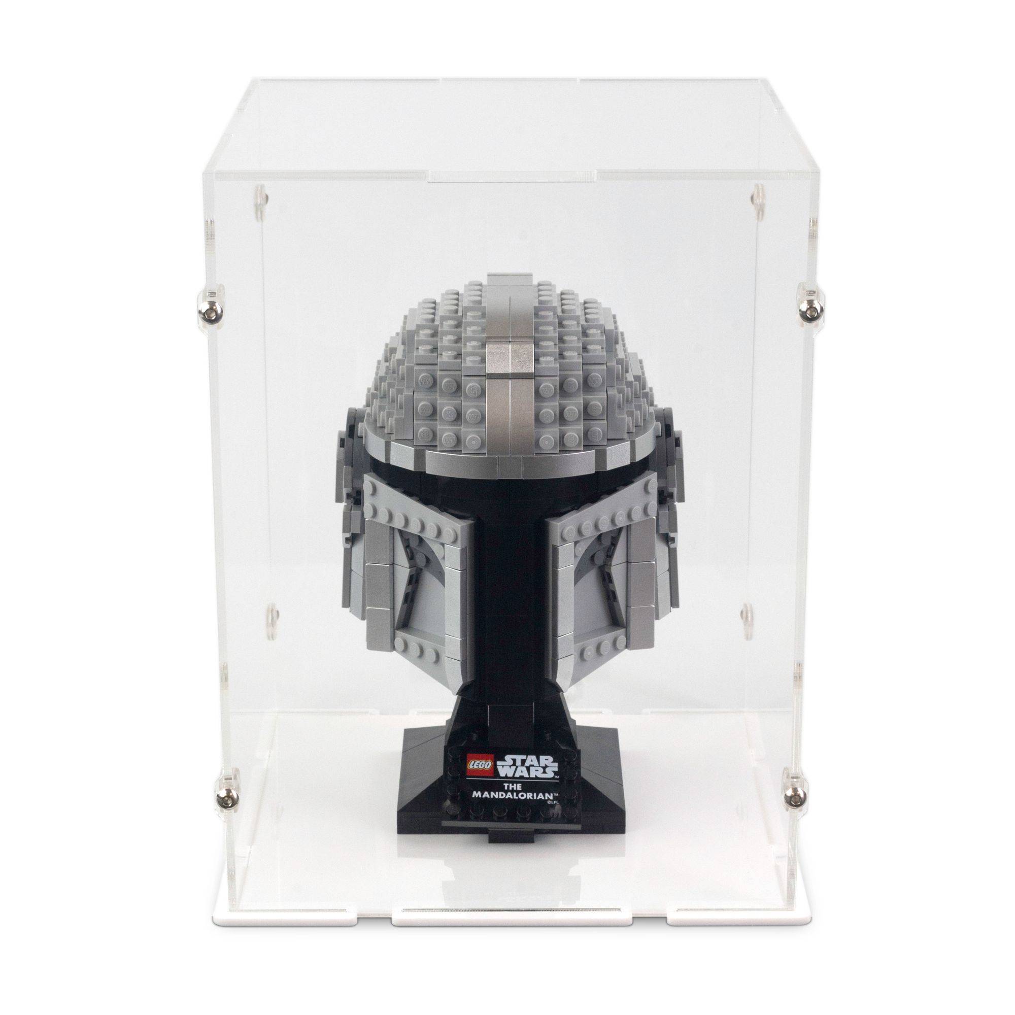 The Mandalorian Helmet Display Case for LEGO 75328