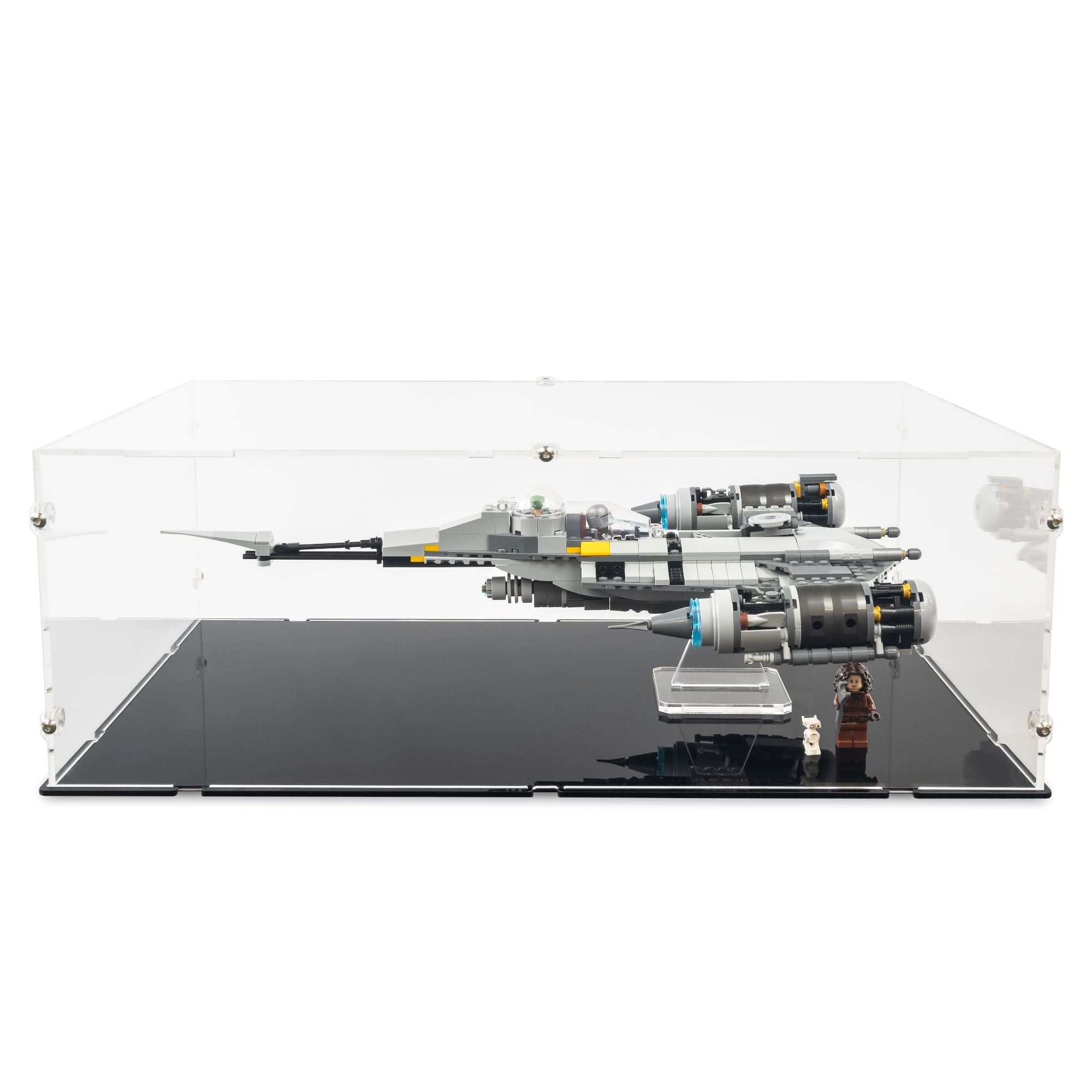 Mandalorian's N-1 Starfighter Display Case & Stand for LEGO 75325