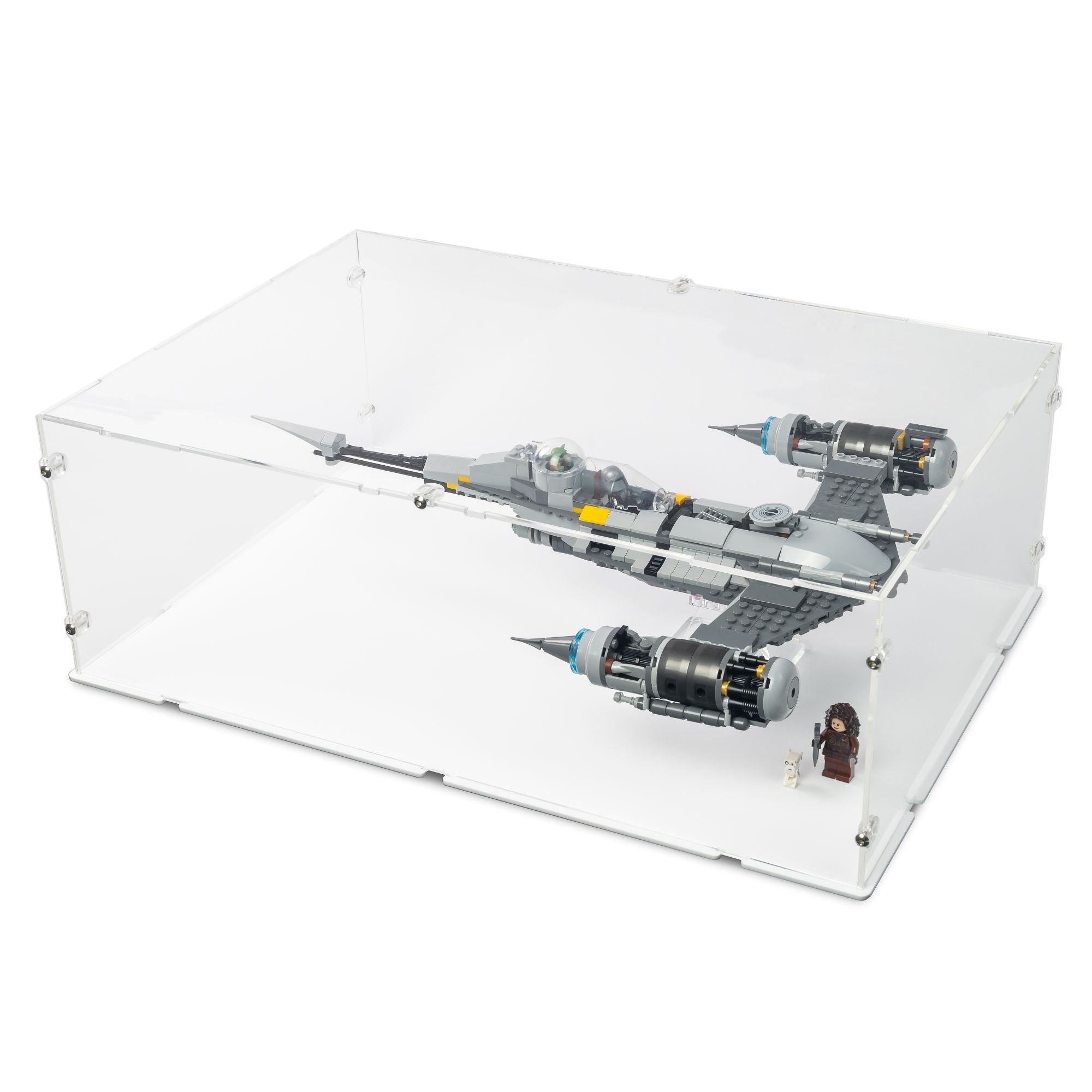 Mandalorian's N-1 Starfighter Display Case & Stand for LEGO 75325