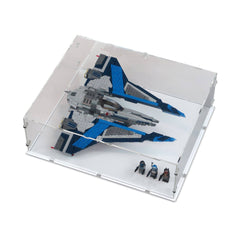 Mandalorian Starfighter Display Case & Stand for LEGO 75316