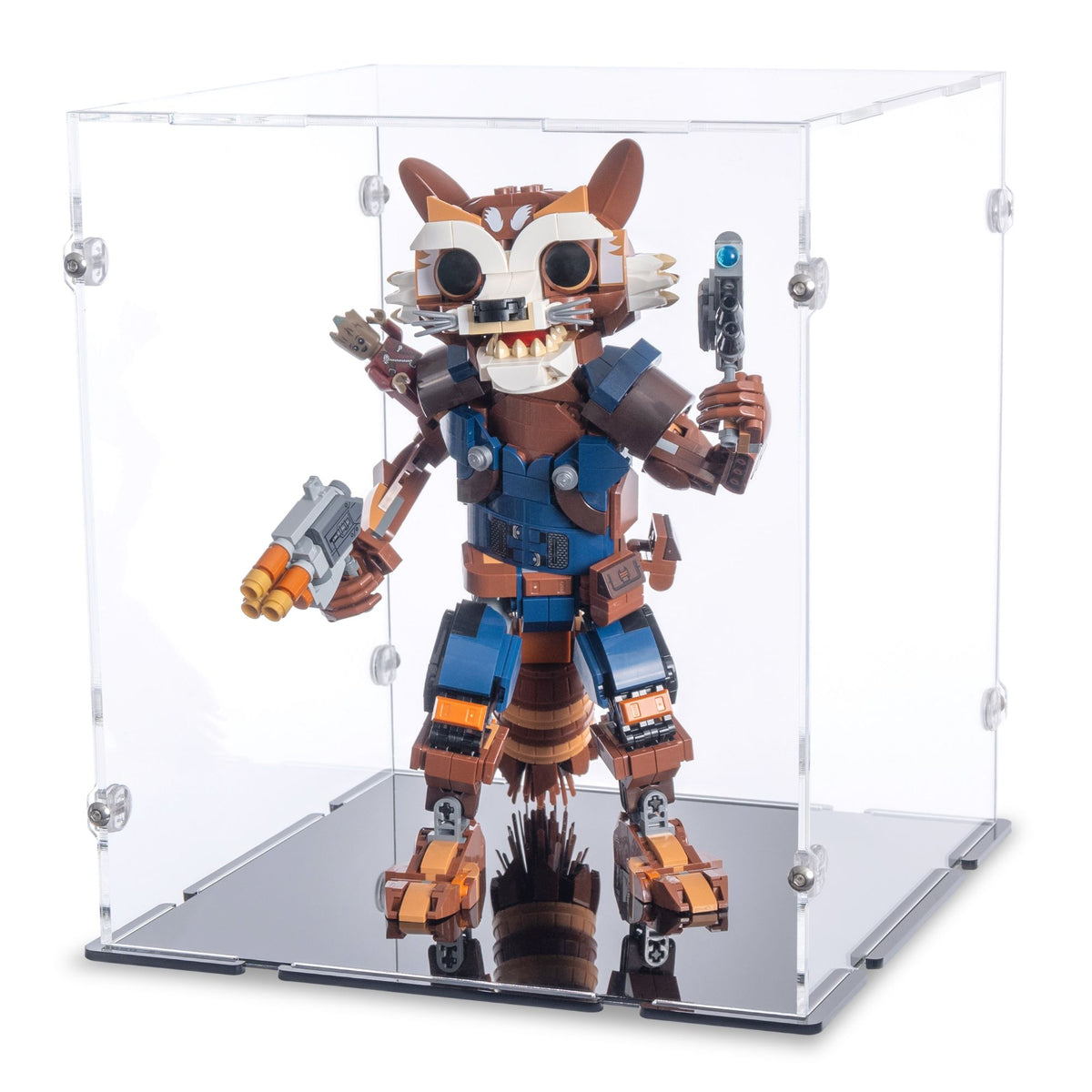 Rocket & Baby Groot Display Case for LEGO 76282