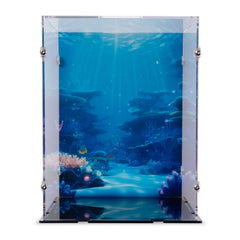 Mini Disney Ariel's Castle Display Case for LEGO 40708