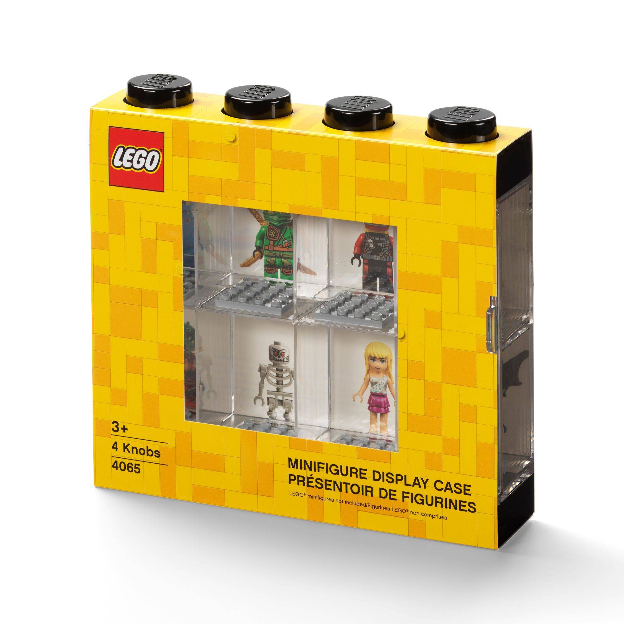 8 LEGO Minifigure Stackable Display Case - Black