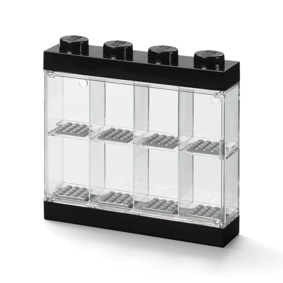 8 LEGO Minifigure Stackable Display Case - Black