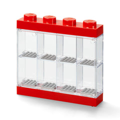 8 LEGO Minifigure Stackable Display Case - Red