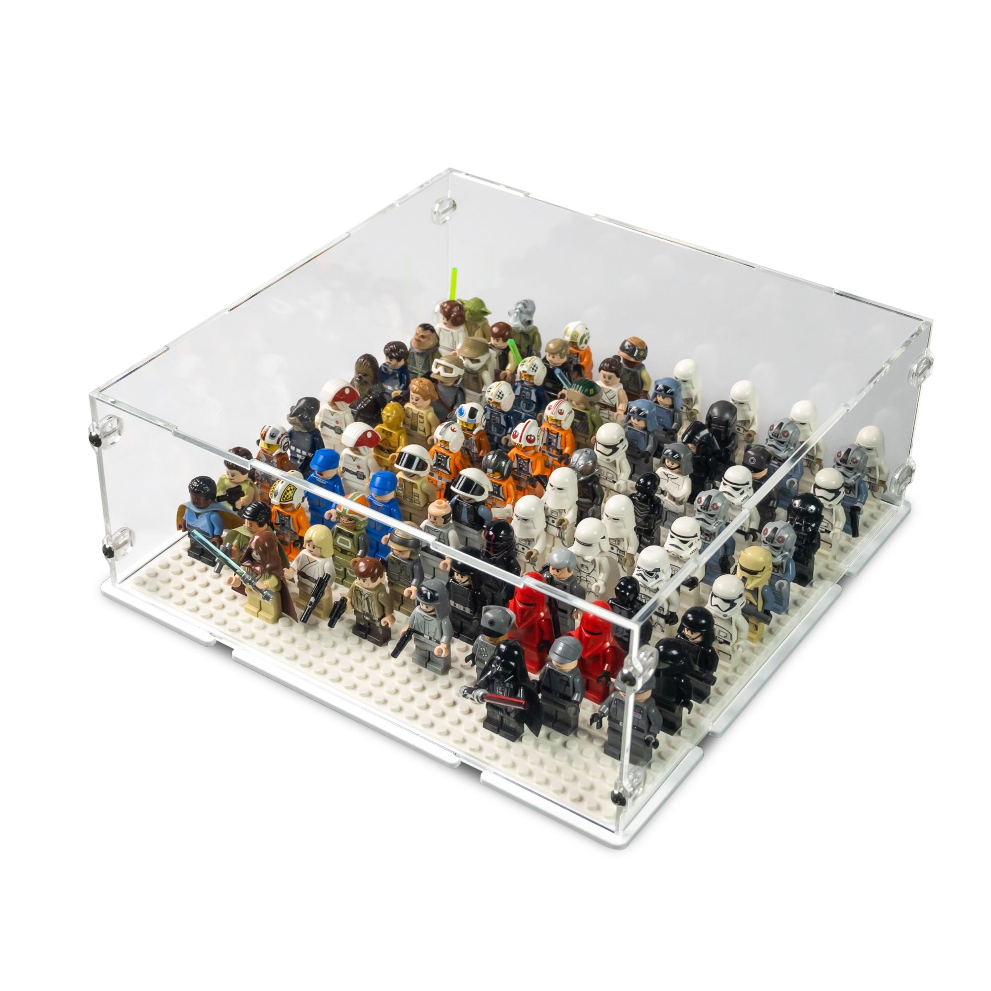 LEGO Minifigure Army Display Case (32x32 Base Plate)