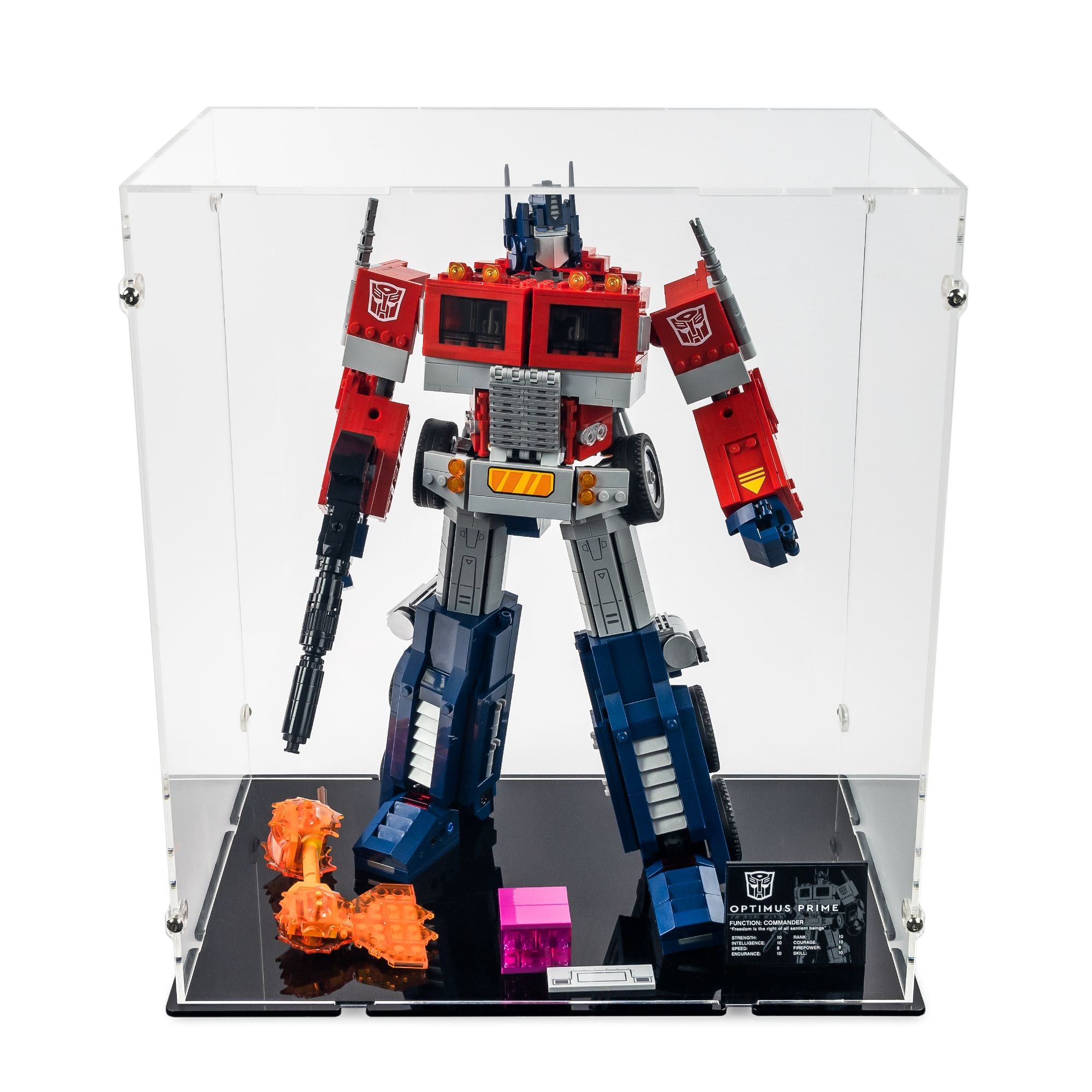 Optimus Prime Display Case for LEGO 10302
