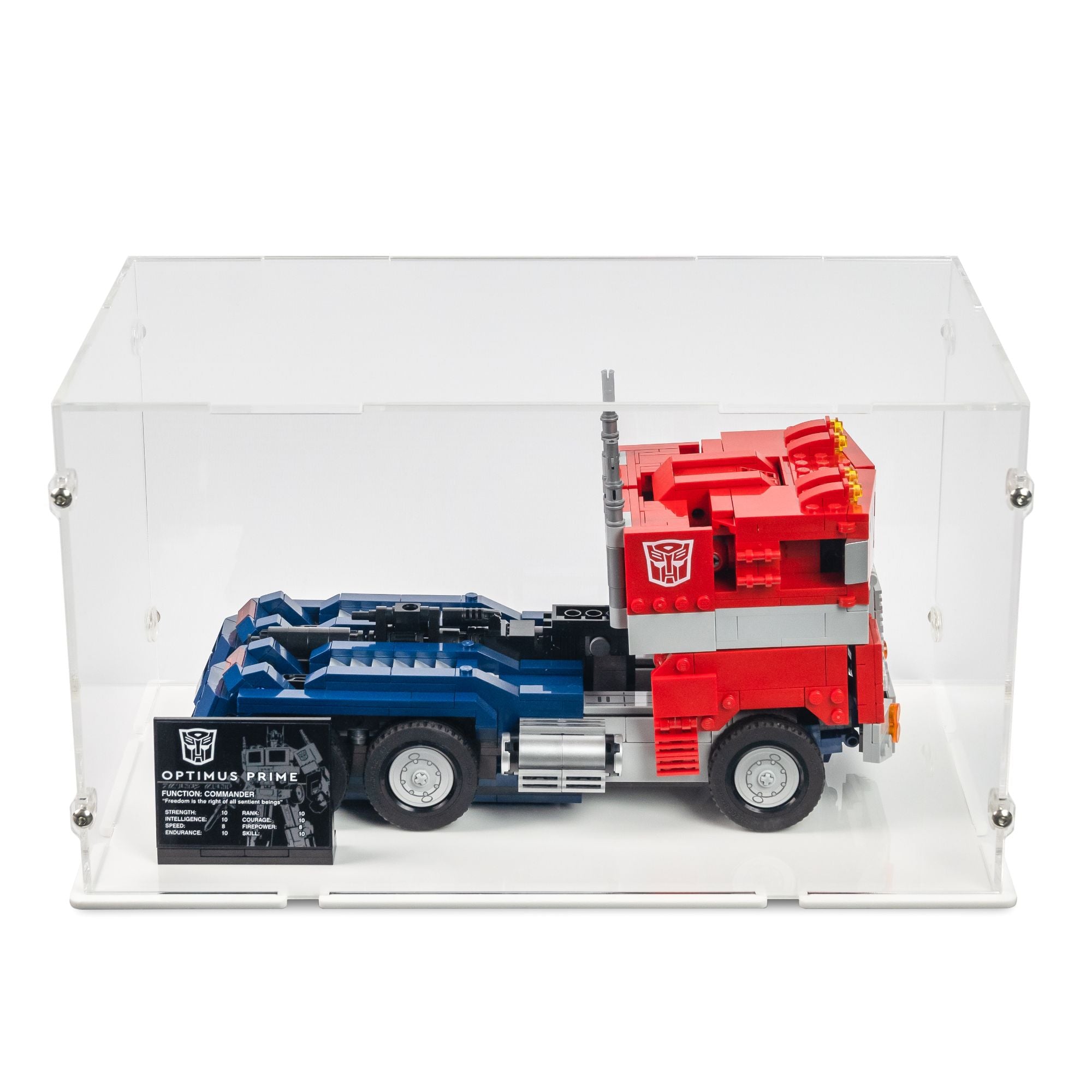 Optimus Prime Truck Display Case for LEGO 10302