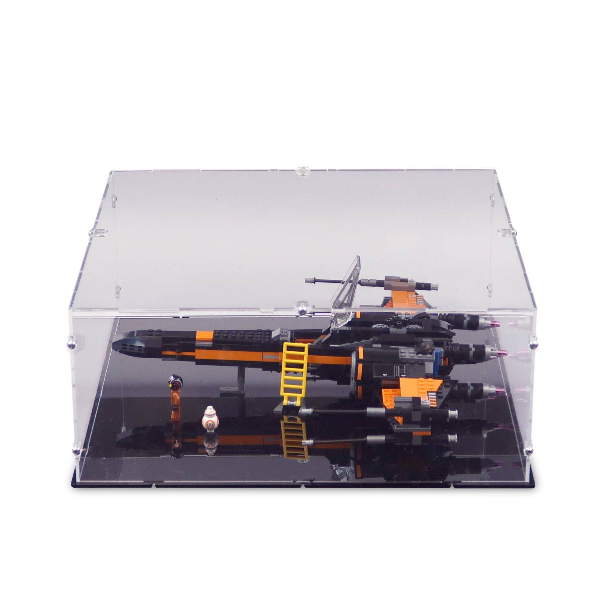 Poe's X-Wing Fighter Display Case for LEGO 75102/75273