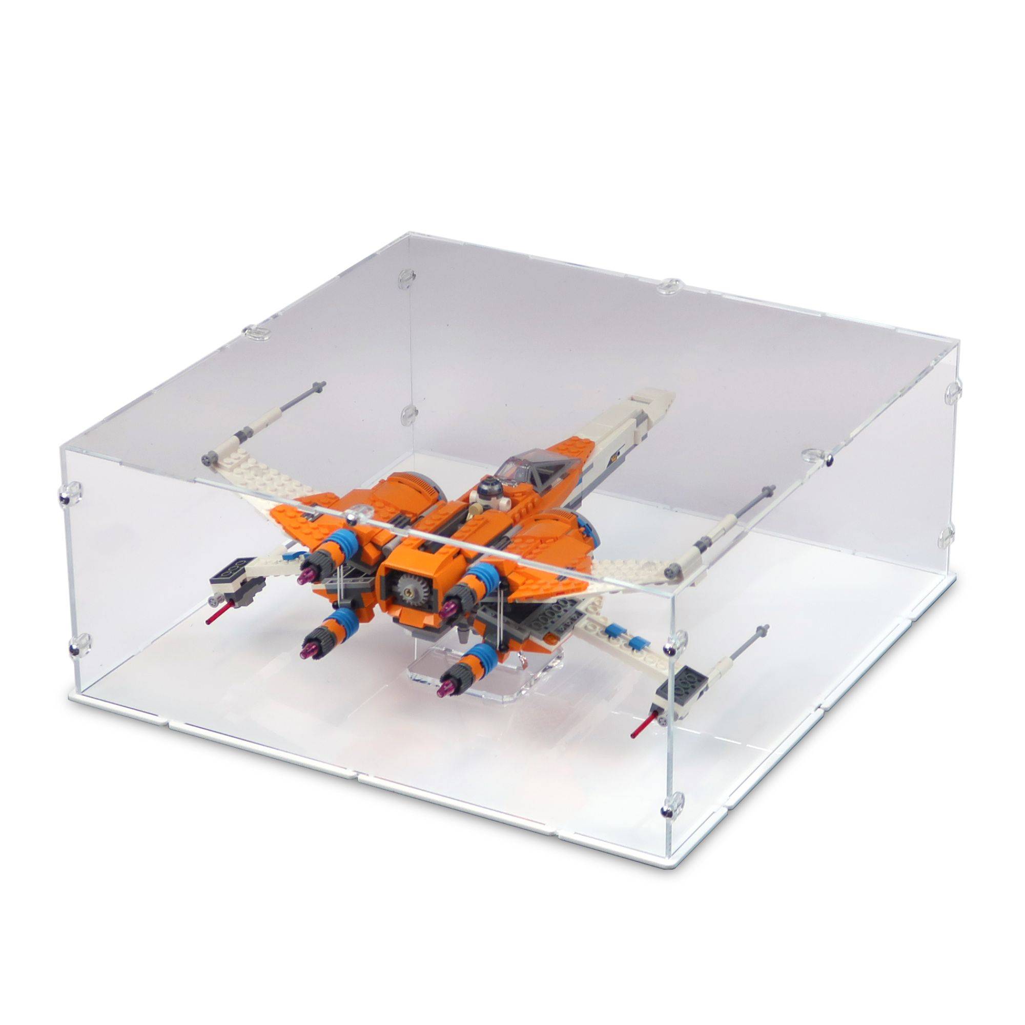 Poe's X-Wing Fighter Display Case for LEGO 75102/75273