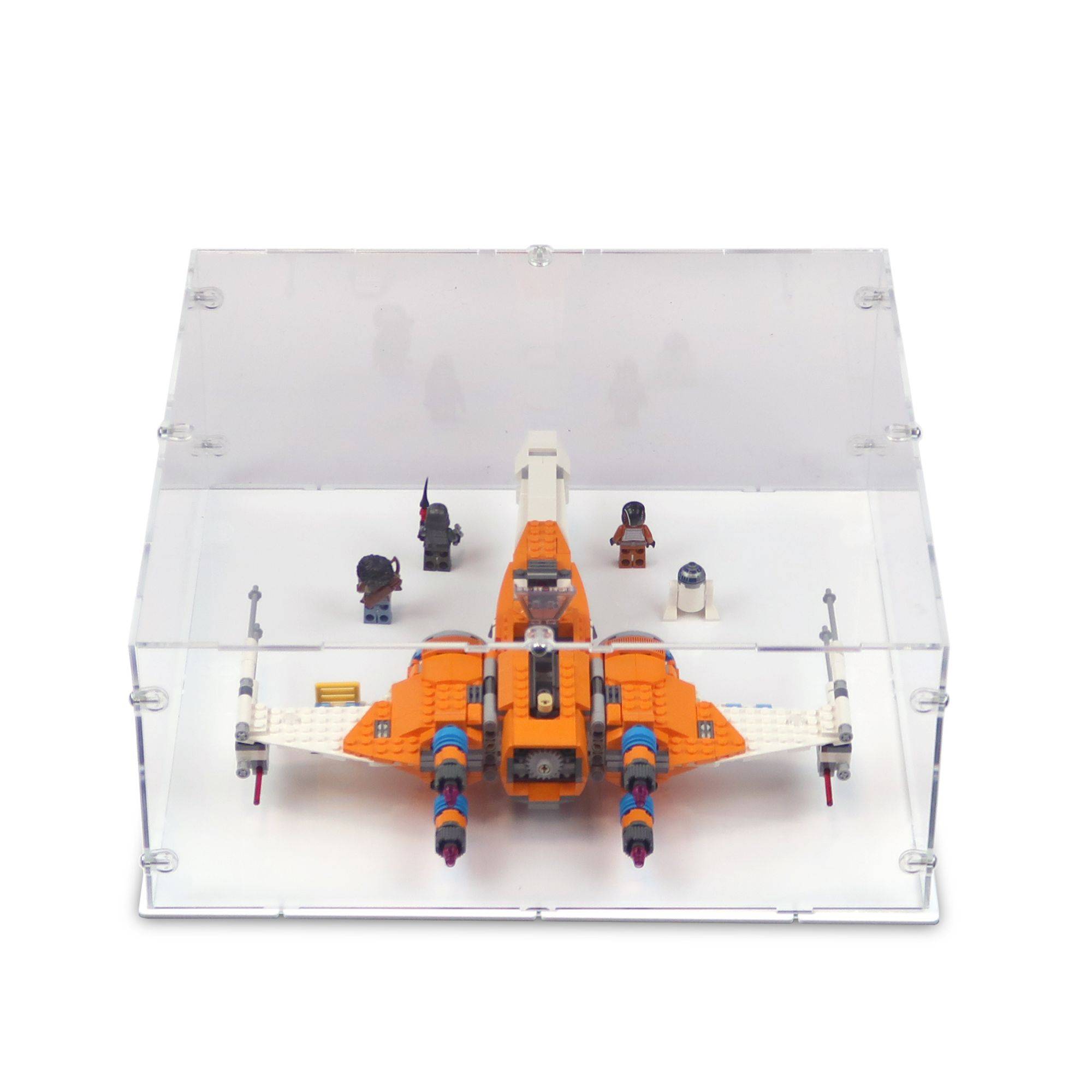 Poe's X-Wing Fighter Display Case for LEGO 75102/75273