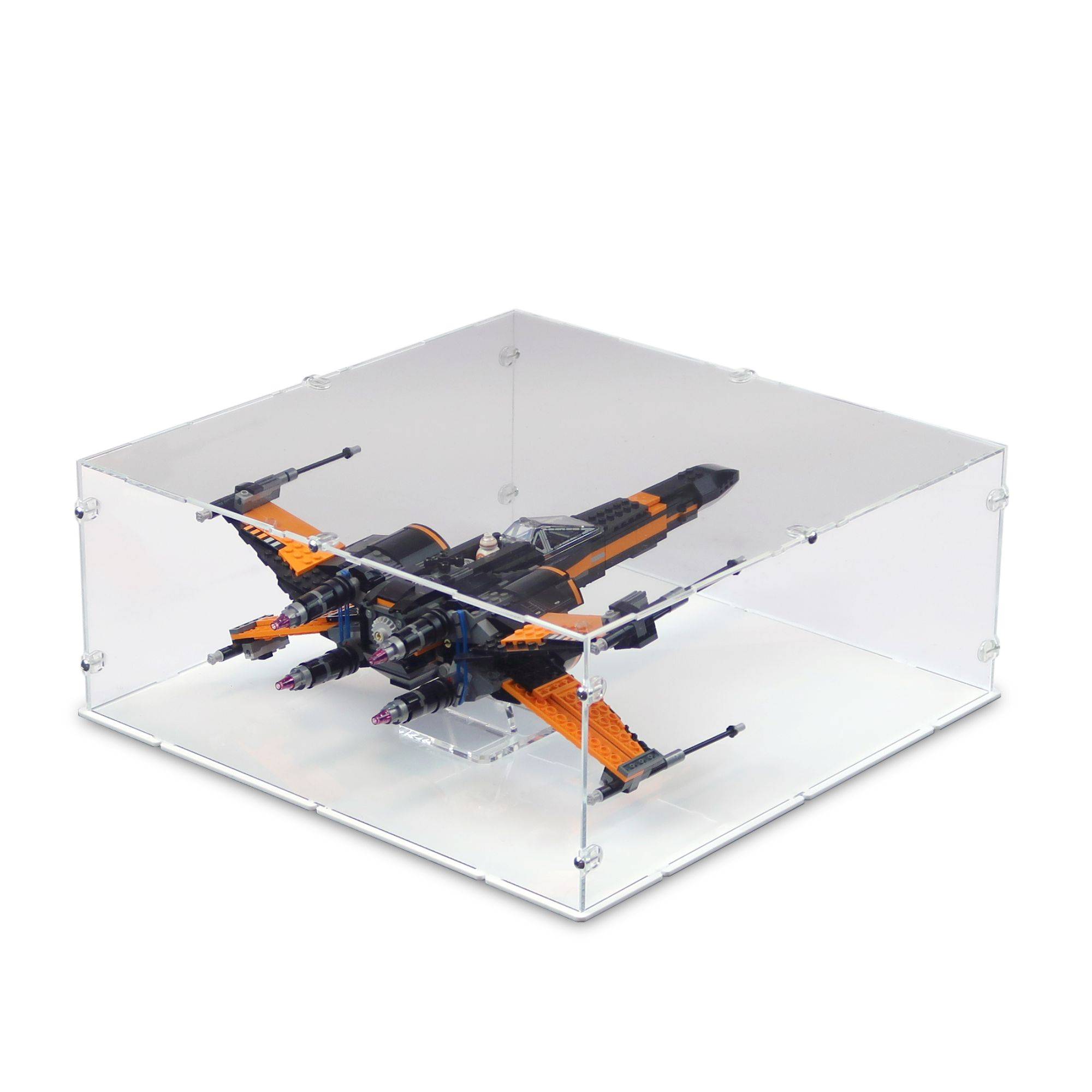 Poe's X-Wing Fighter Display Case for LEGO 75102/75273