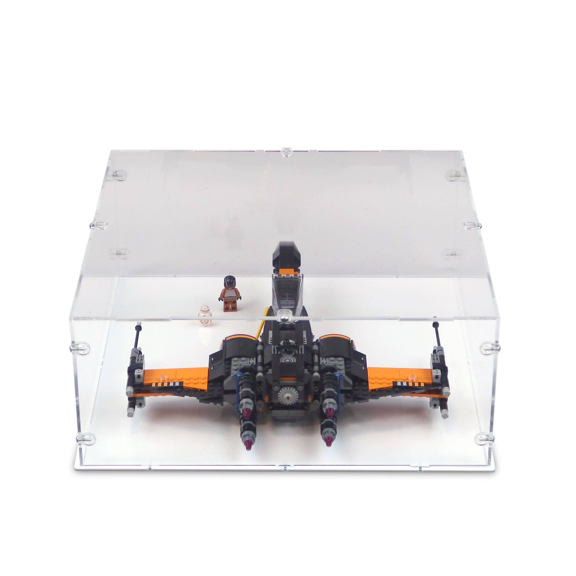 Poe's X-Wing Fighter Display Case for LEGO 75102/75273