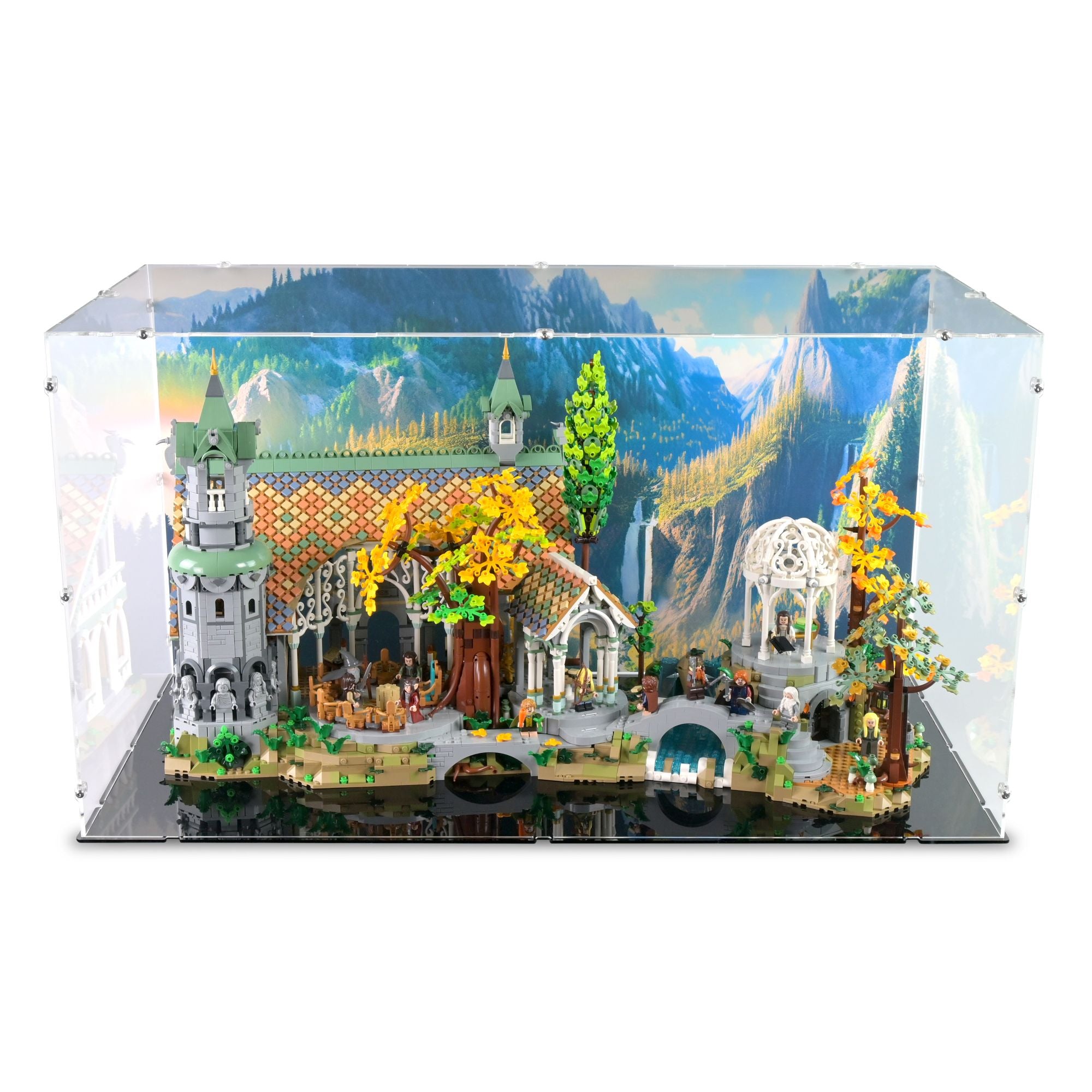 Lord of the Rings Rivendell Display Case for LEGO 10316