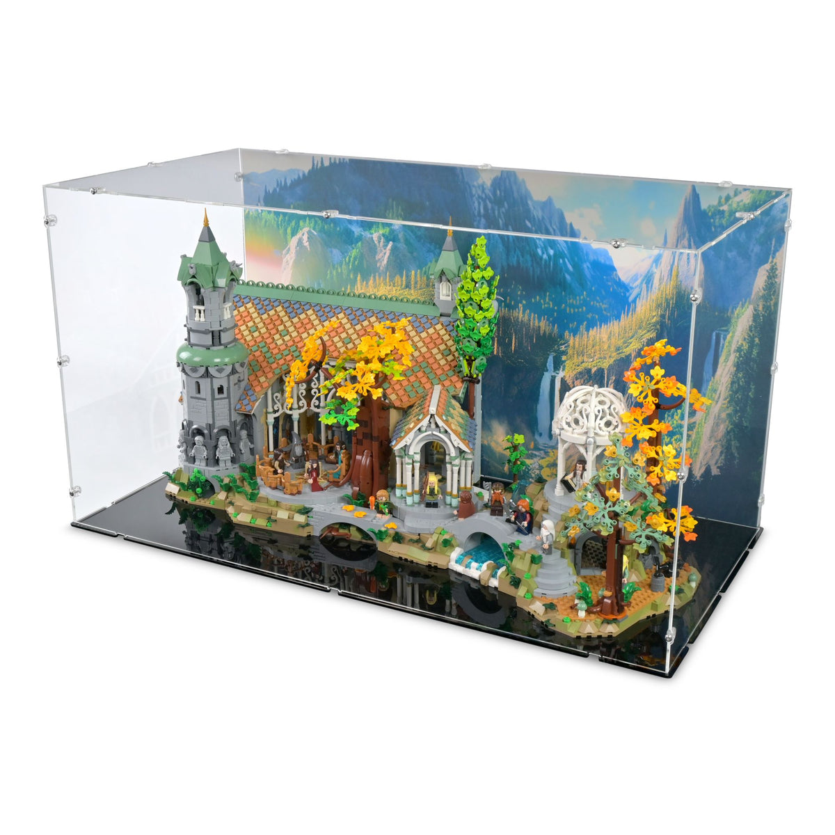 Lord of the Rings Rivendell Display Case for LEGO 10316