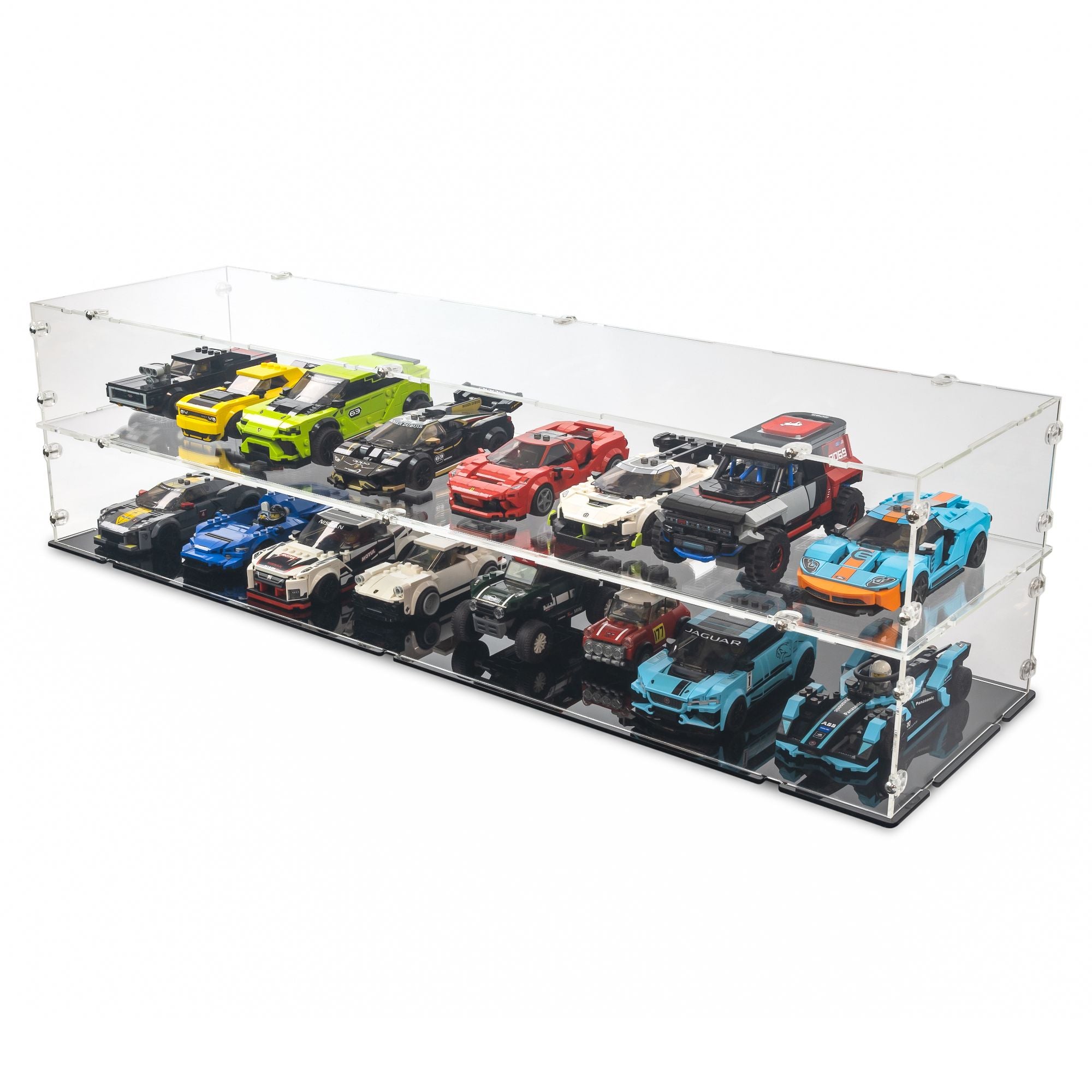 8x LEGO Speed Champions XL Display Case