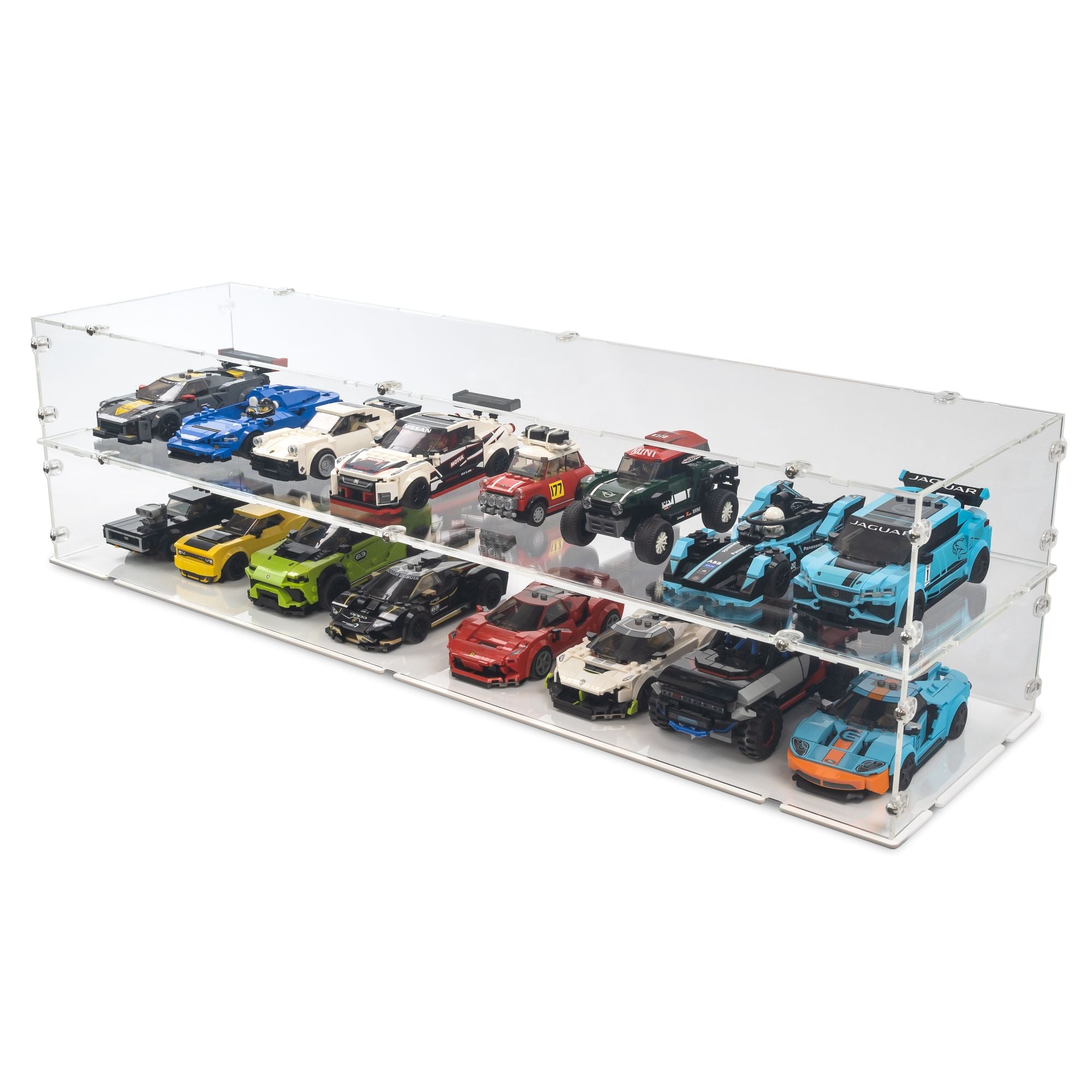8x LEGO Speed Champions XL Display Case